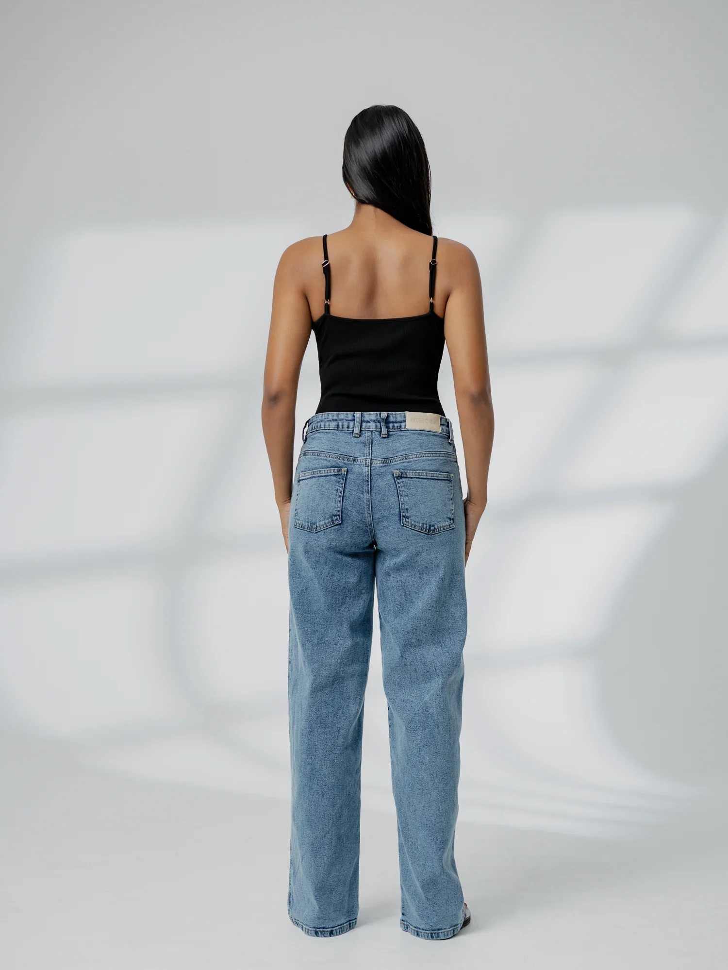 Low Waist Acid Washed Jean - Image 3