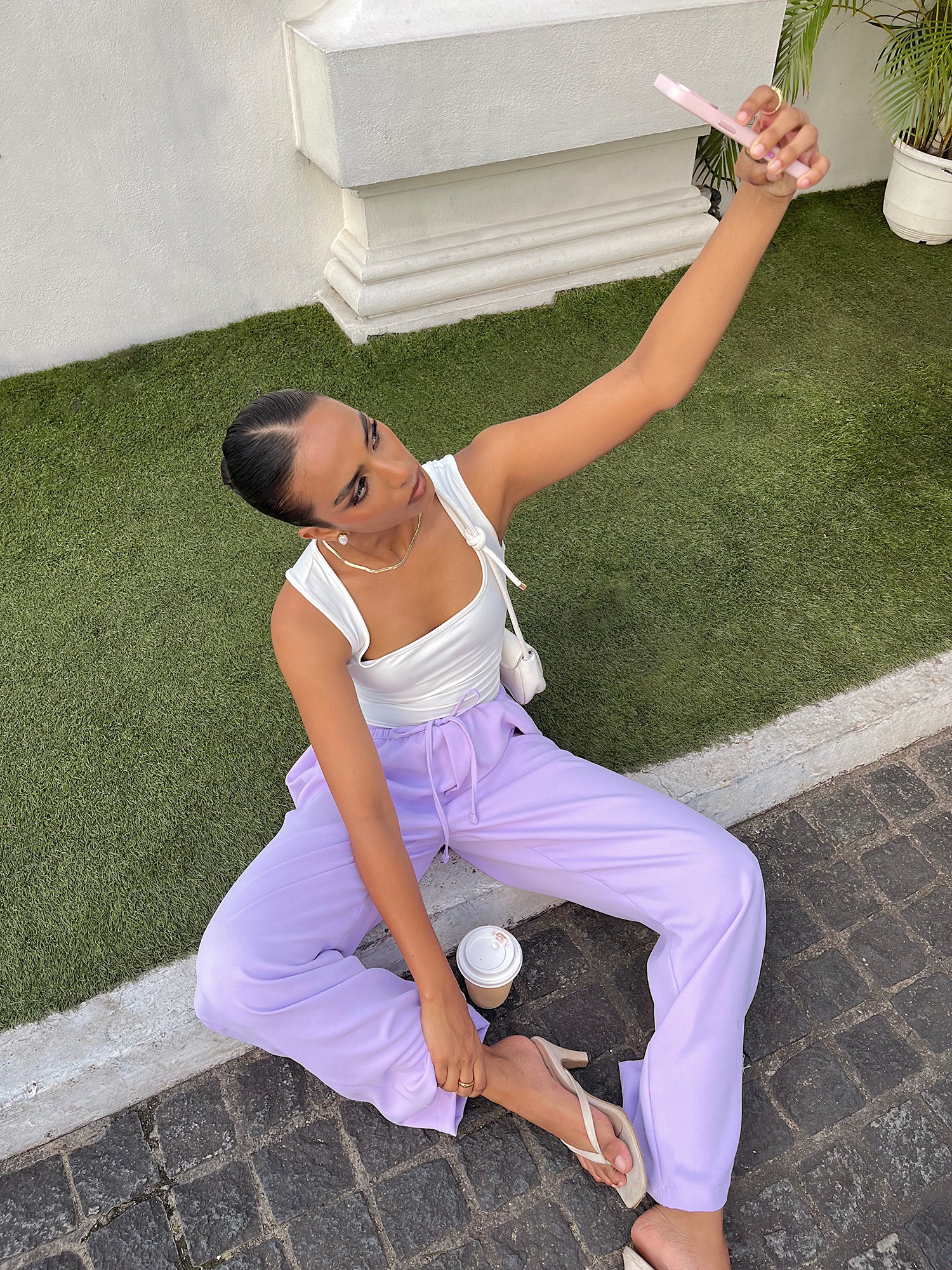 Low Waist Wide Leg Pant - Image 4