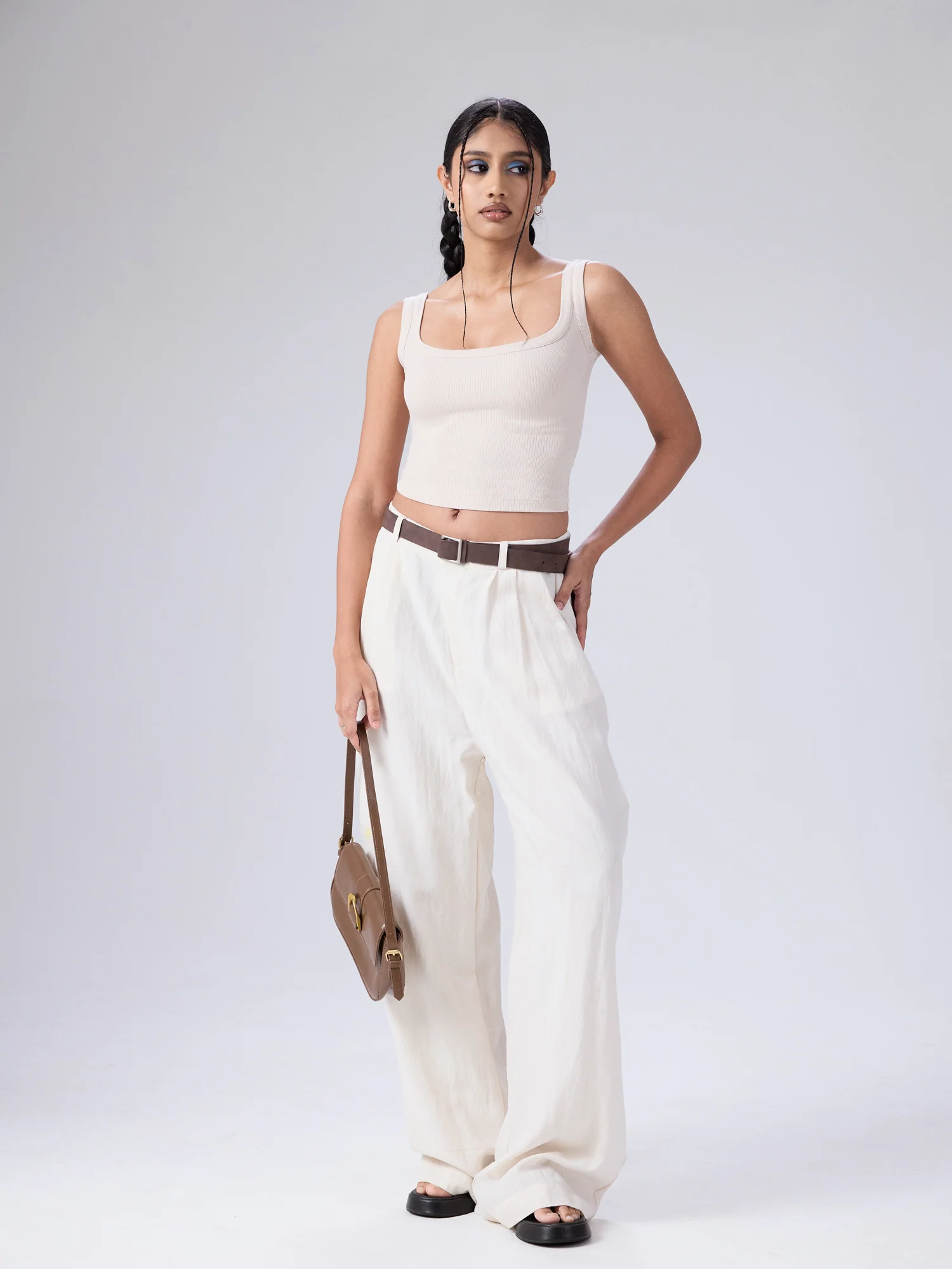 Lucy Scoope Neck Fitted Top