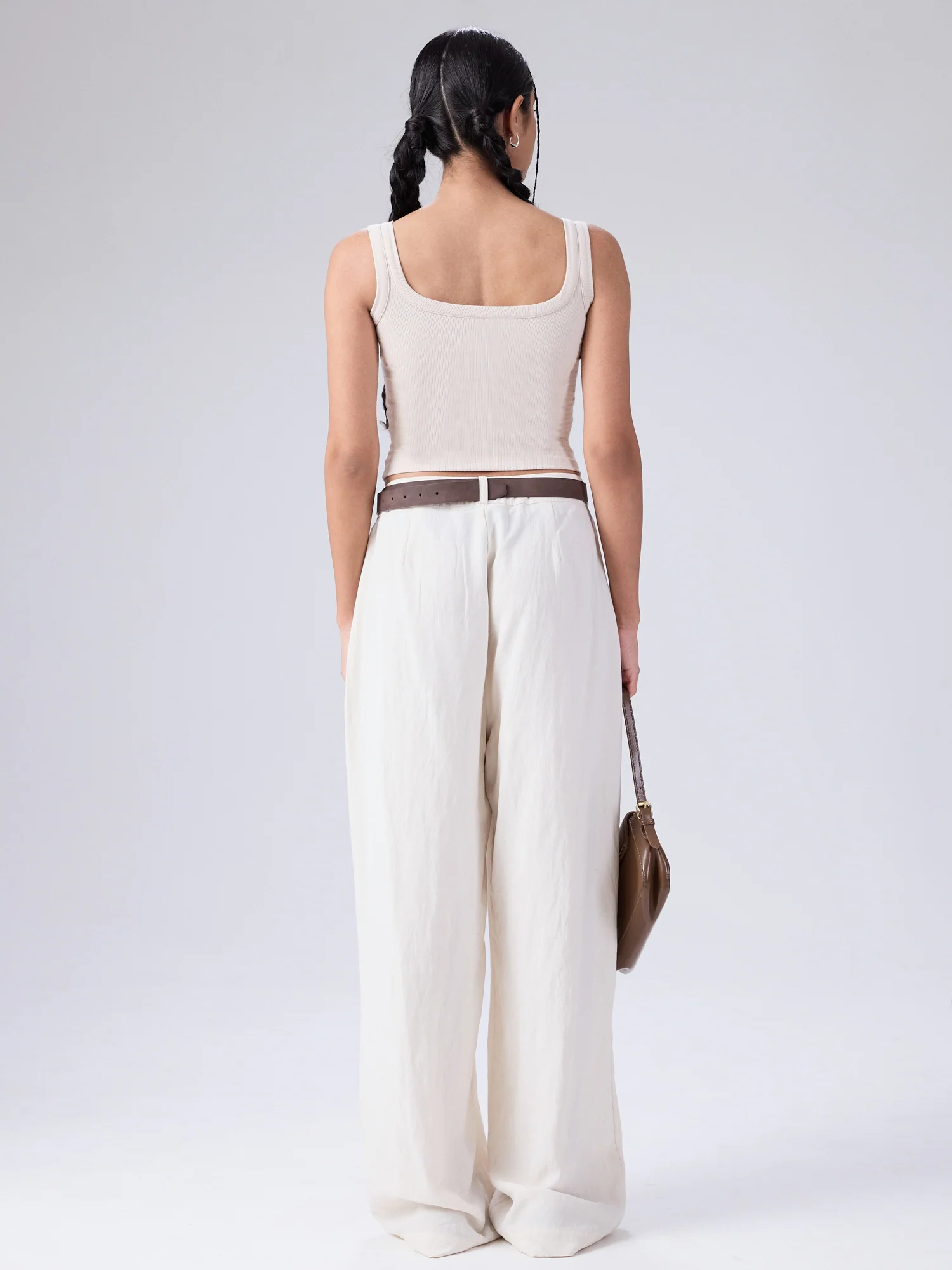 Lucy Scoope Neck Fitted Top - Image 2