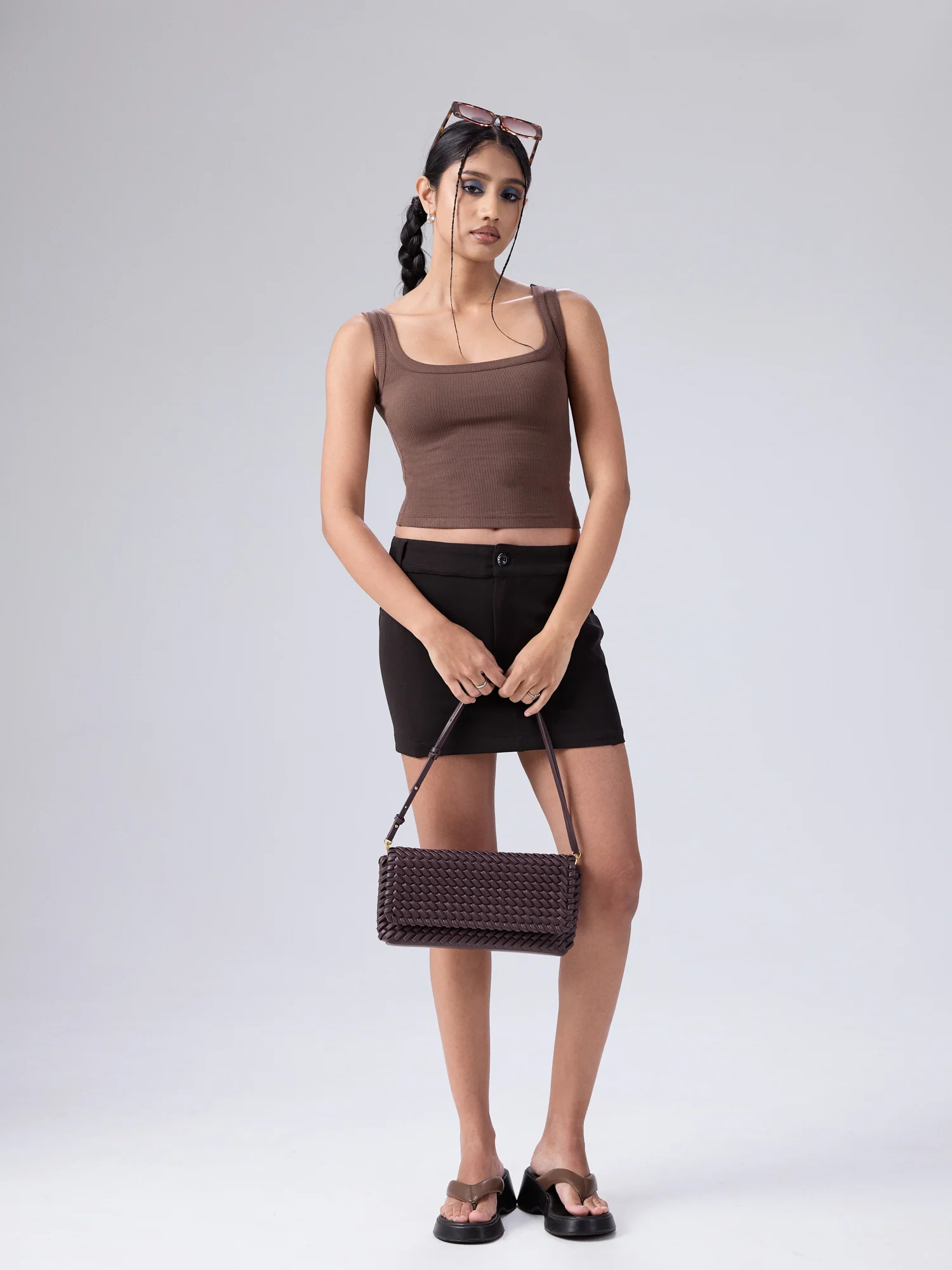 Lucy Scoope Neck Fitted Top - Image 4