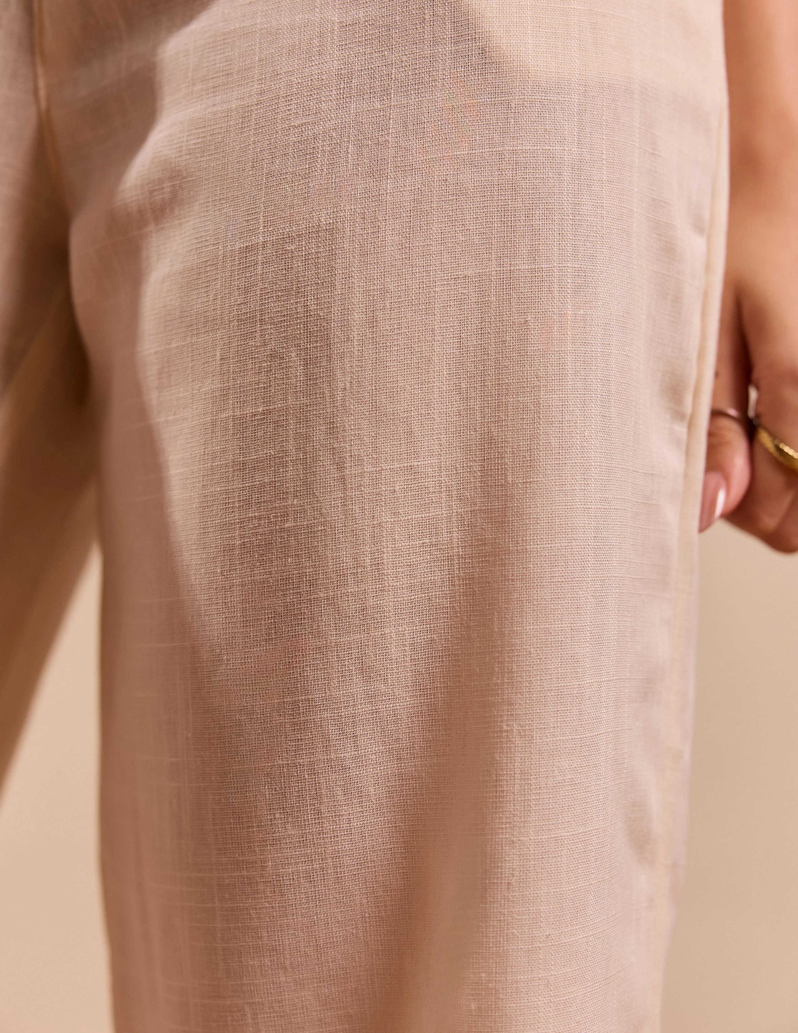Mid Waist Wide Leg Pant - Image 4