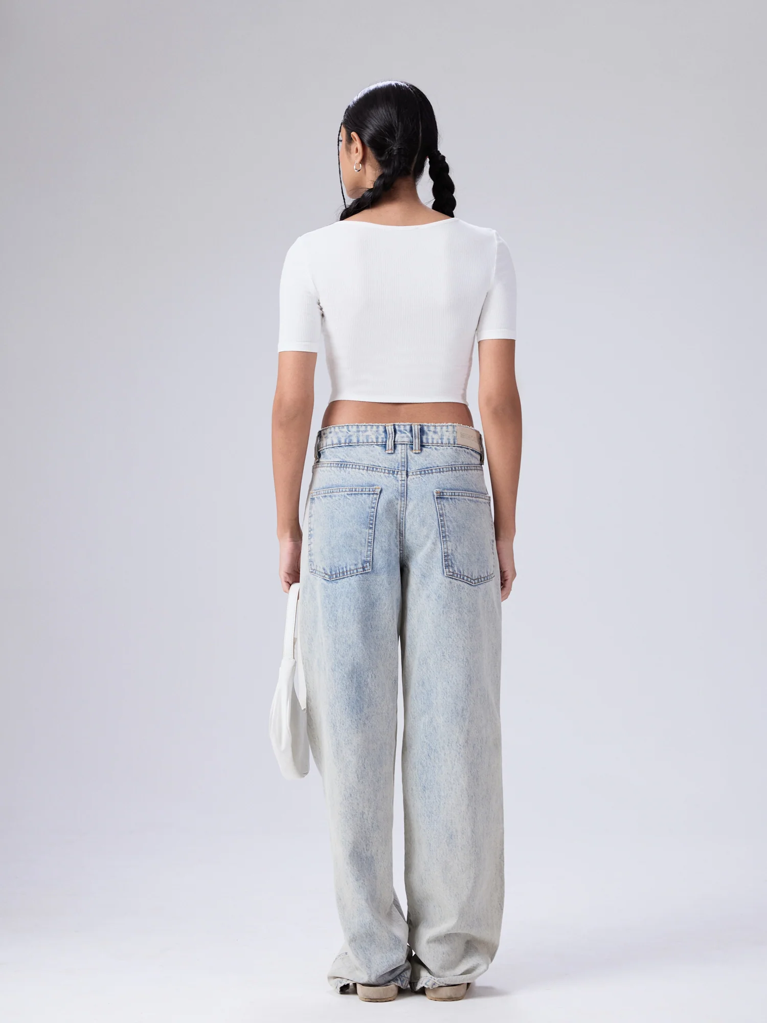 Nora Round Neck Short Sleeved Top - Image 2