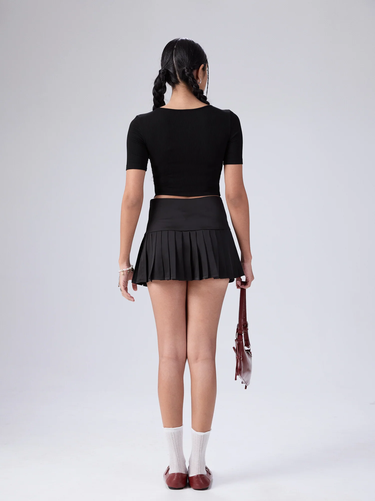 Nora Round Neck Short Sleeved Top - Image 3