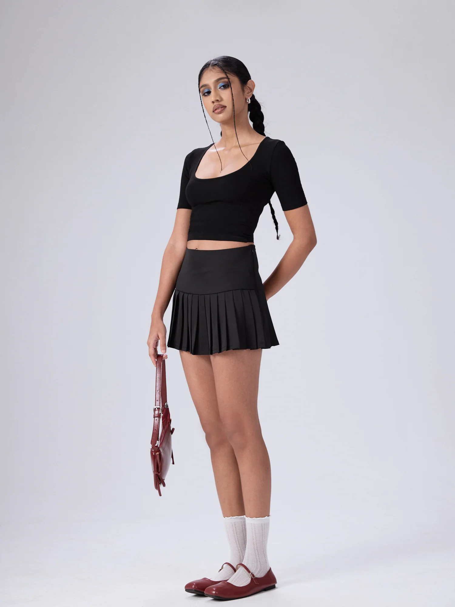 Nora Round Neck Short Sleeved Top - Image 4