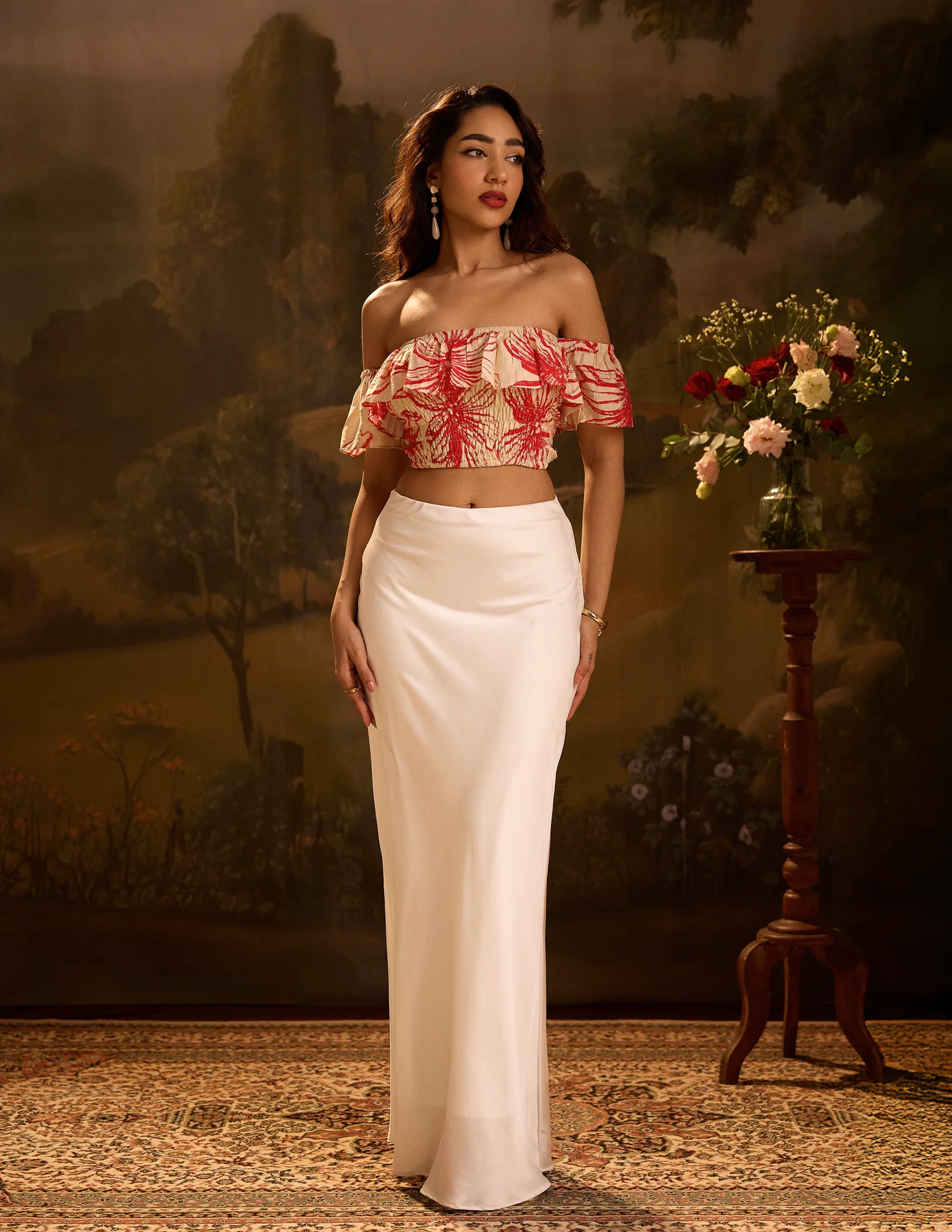 Off Shoulder Smocking Top - Image 4