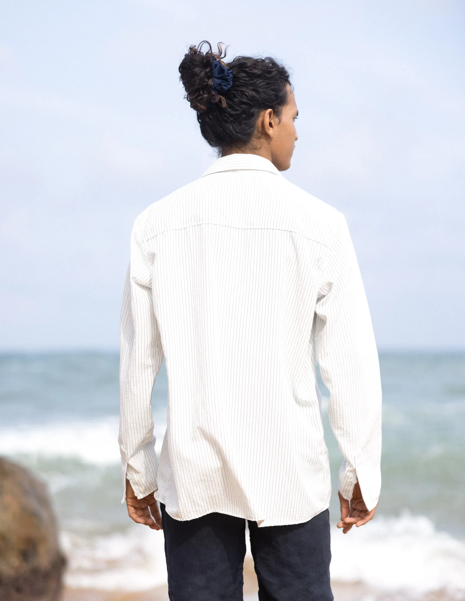 On fold placket & hidden placket detail shirt - Image 3