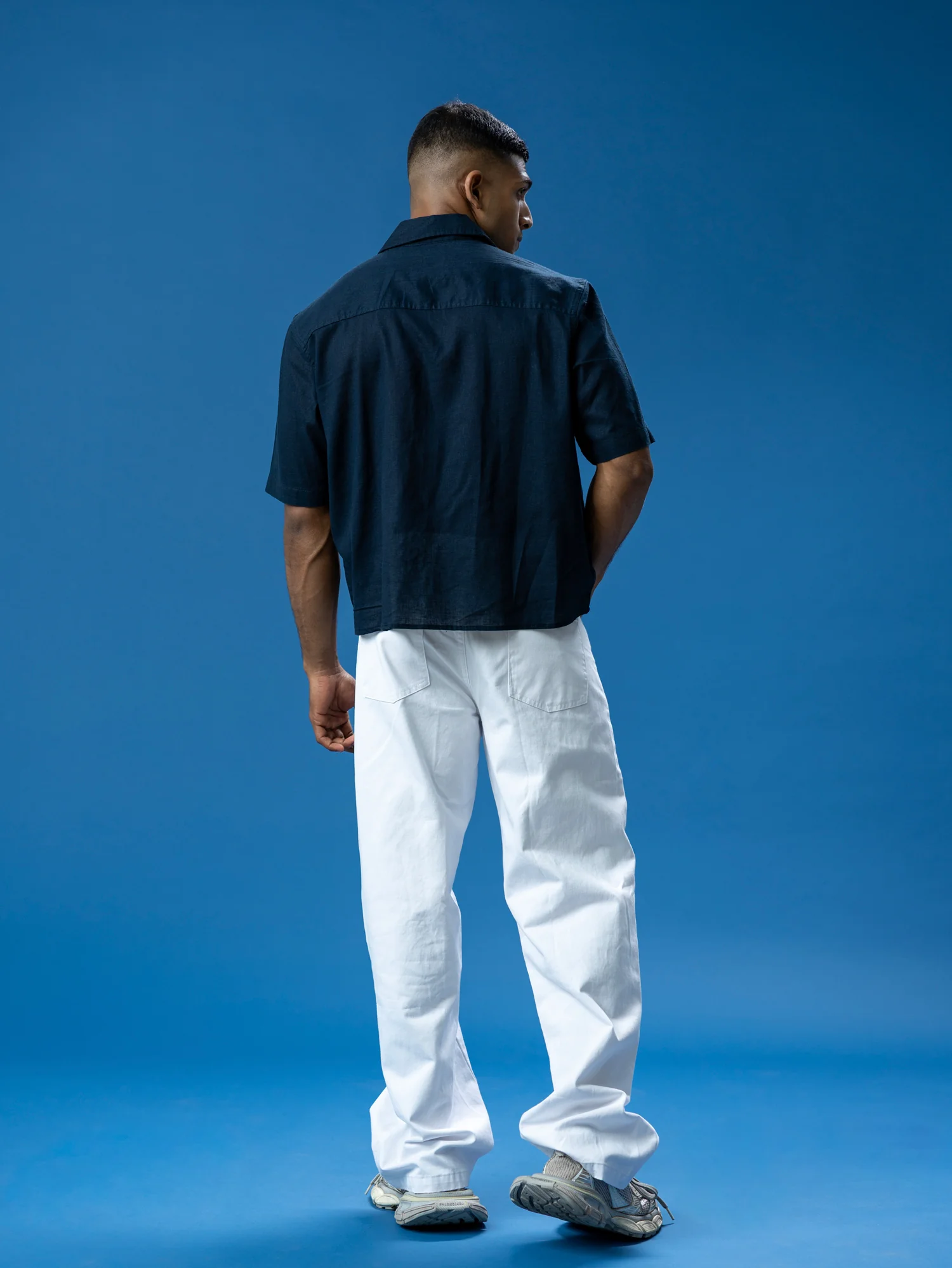 Oversized crop shirt - Image 3
