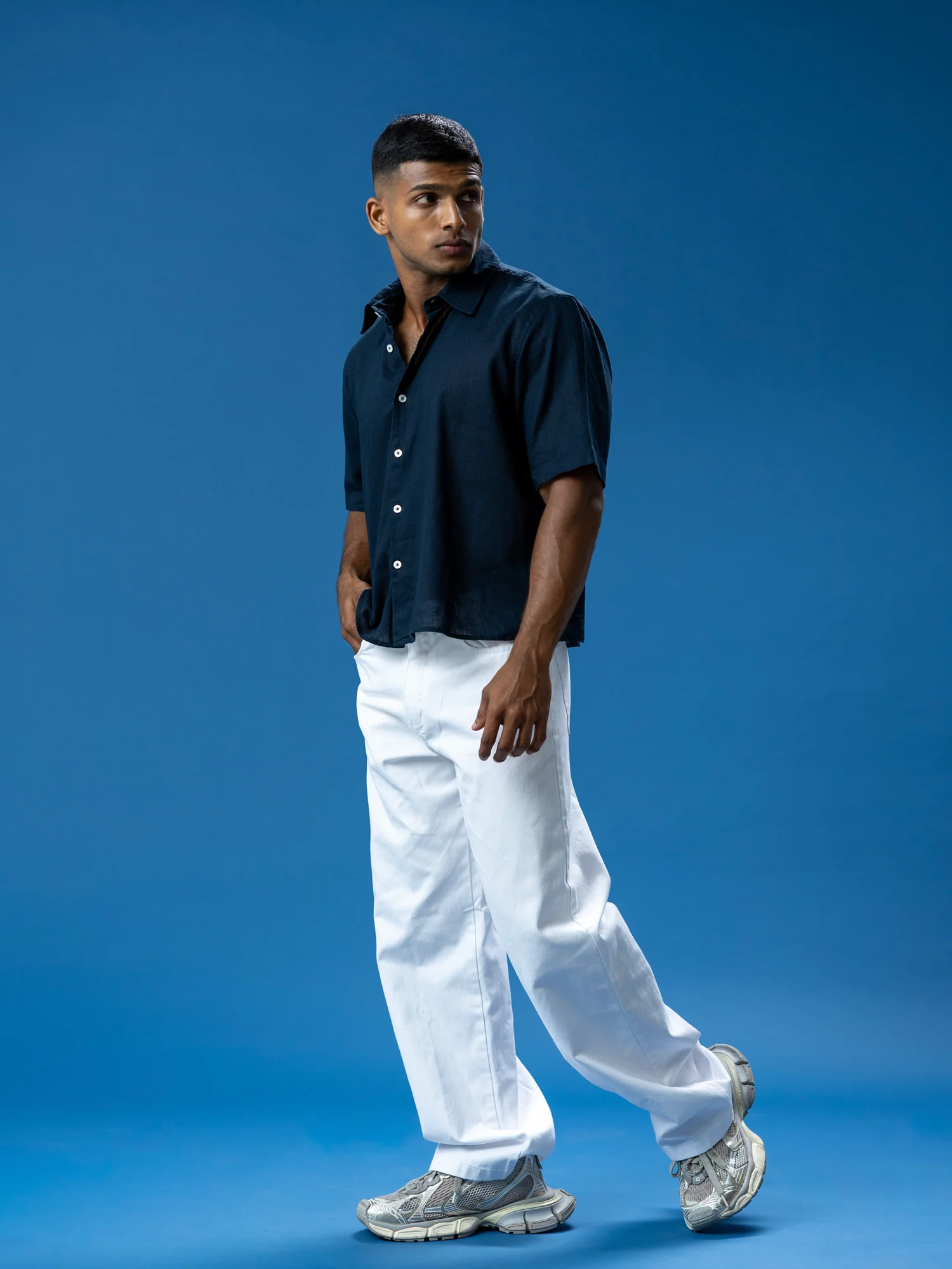 Oversized crop shirt - Image 4