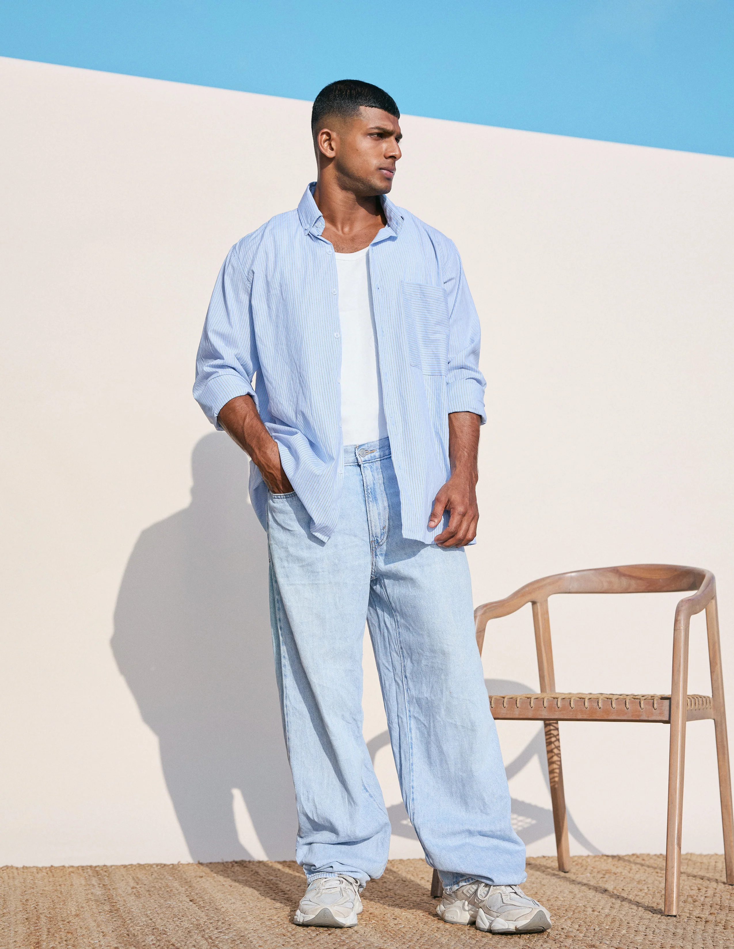 Oversized large collar shirt - Image 5