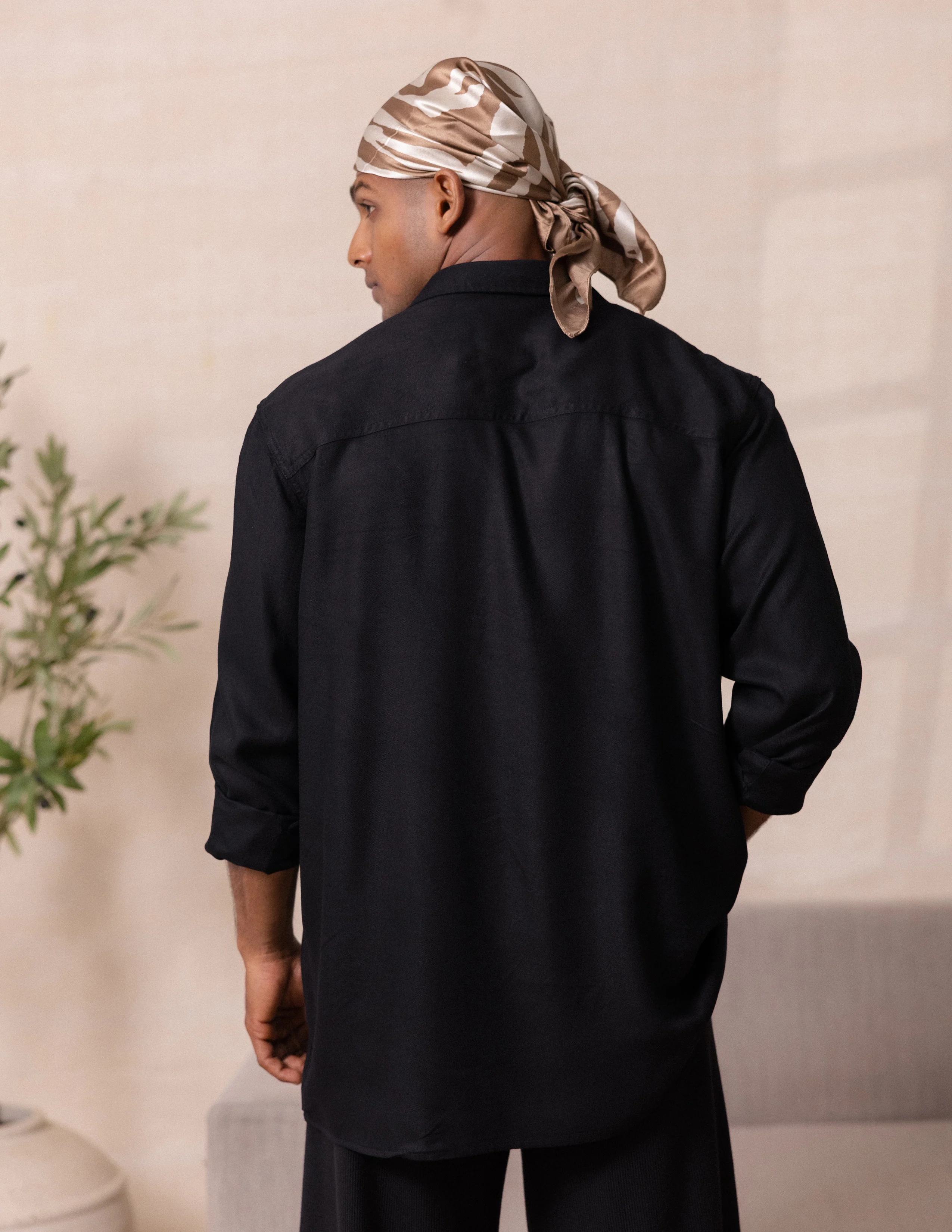 Oversized long sleeve pocket detail shirt - Image 4