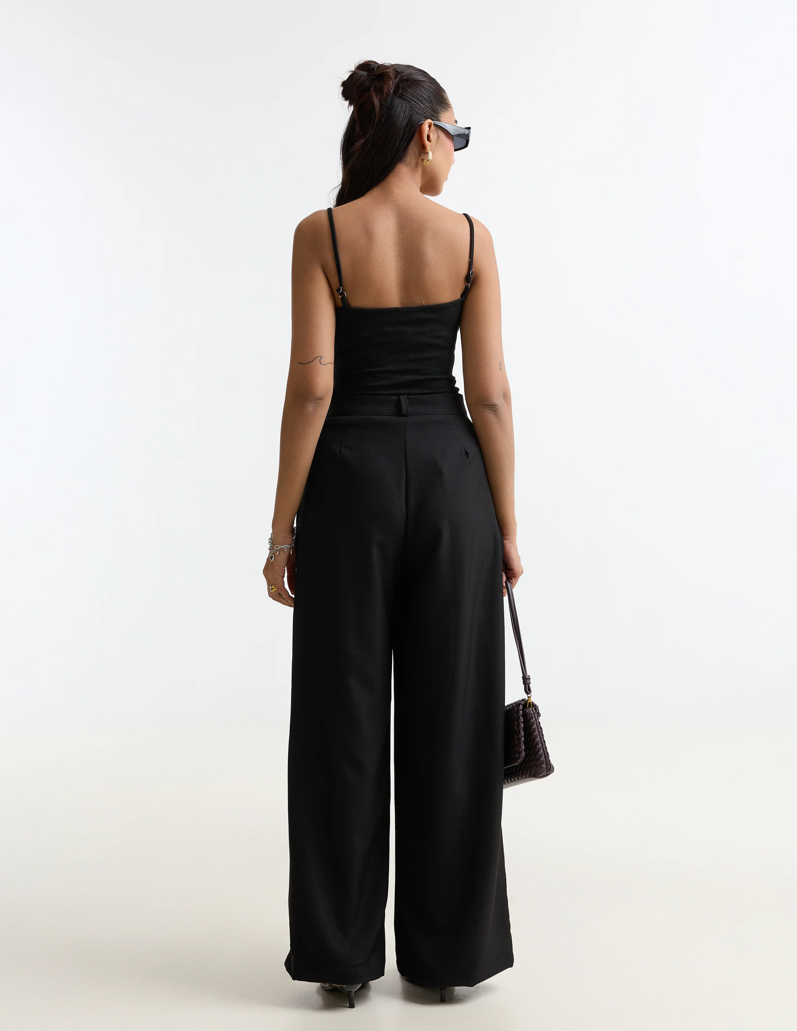 Pleated Wide Leg Pant - Image 2