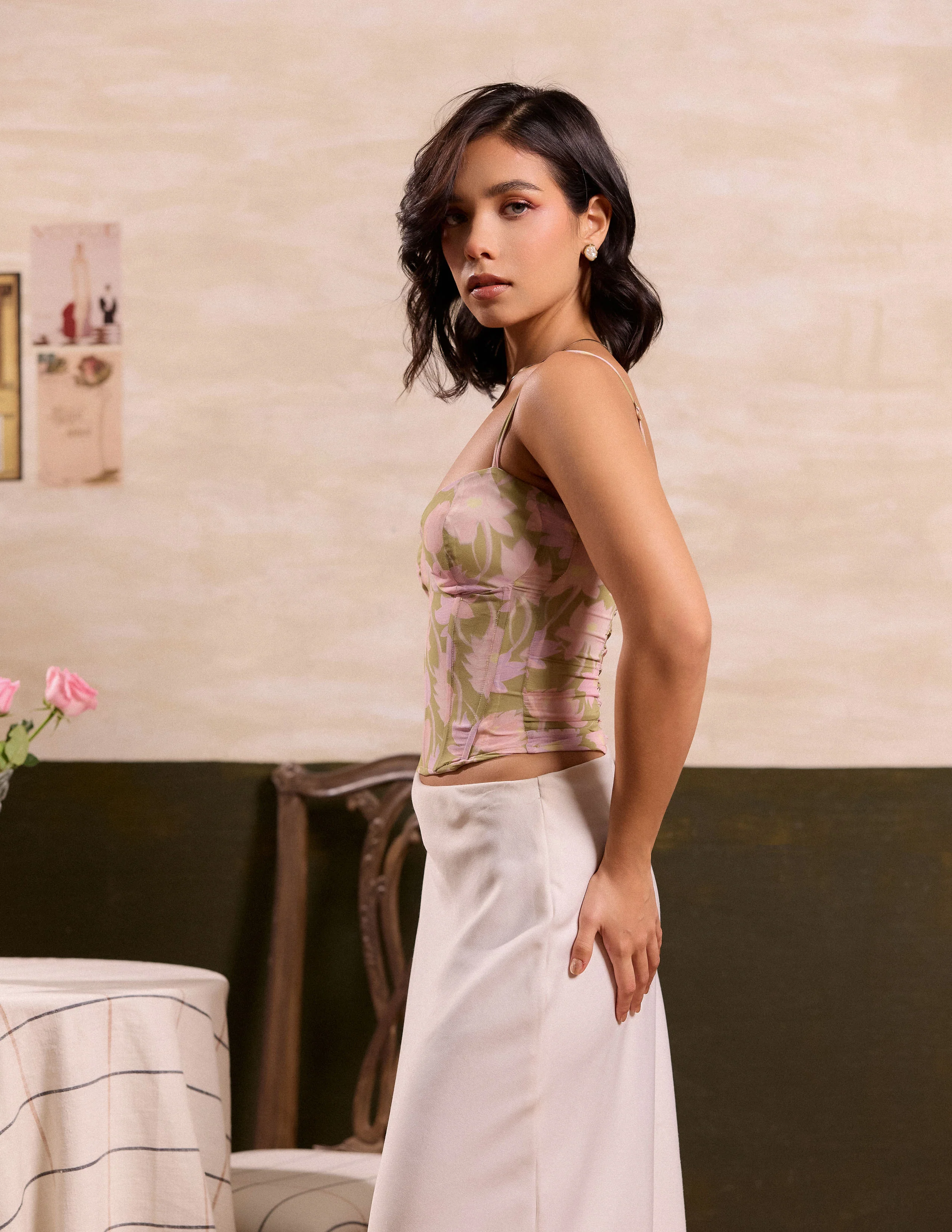 Printed Corset Top - Image 2