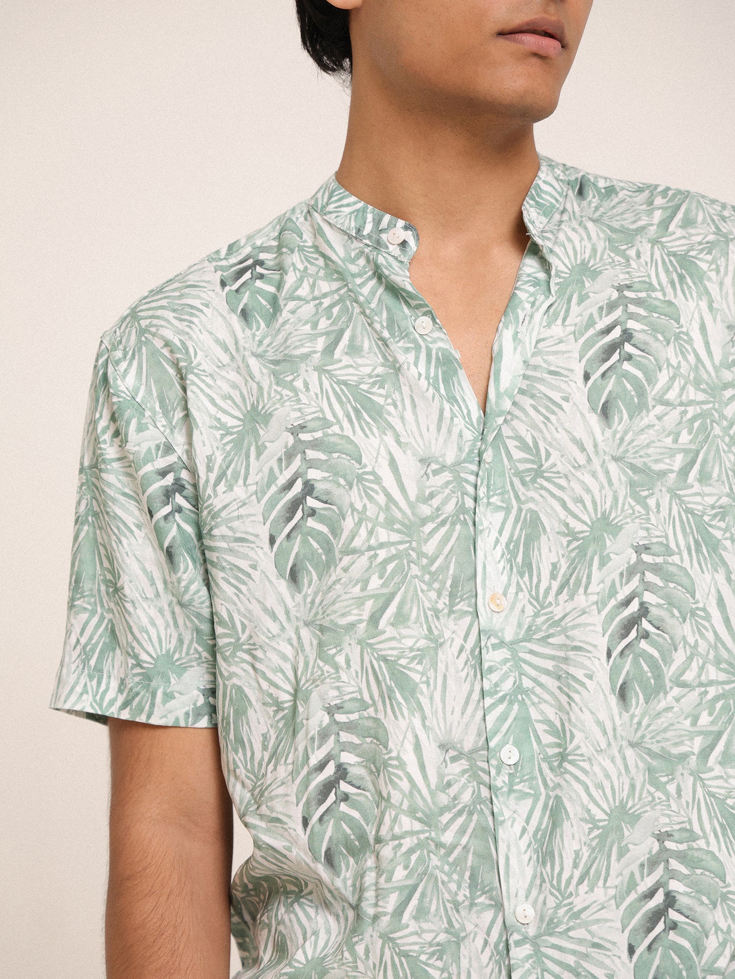 Printed detailed regular fit shirt - Image 3