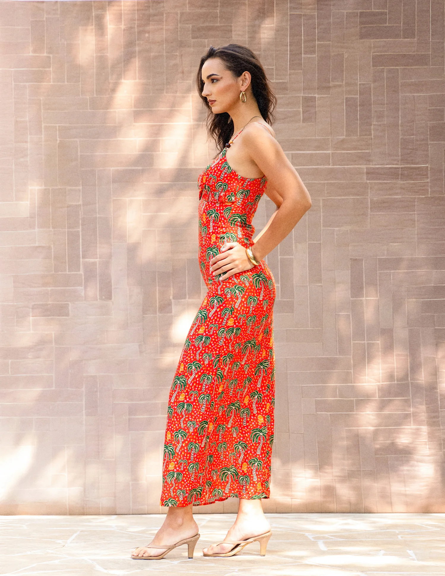 Printed Maxi Dress - Image 3