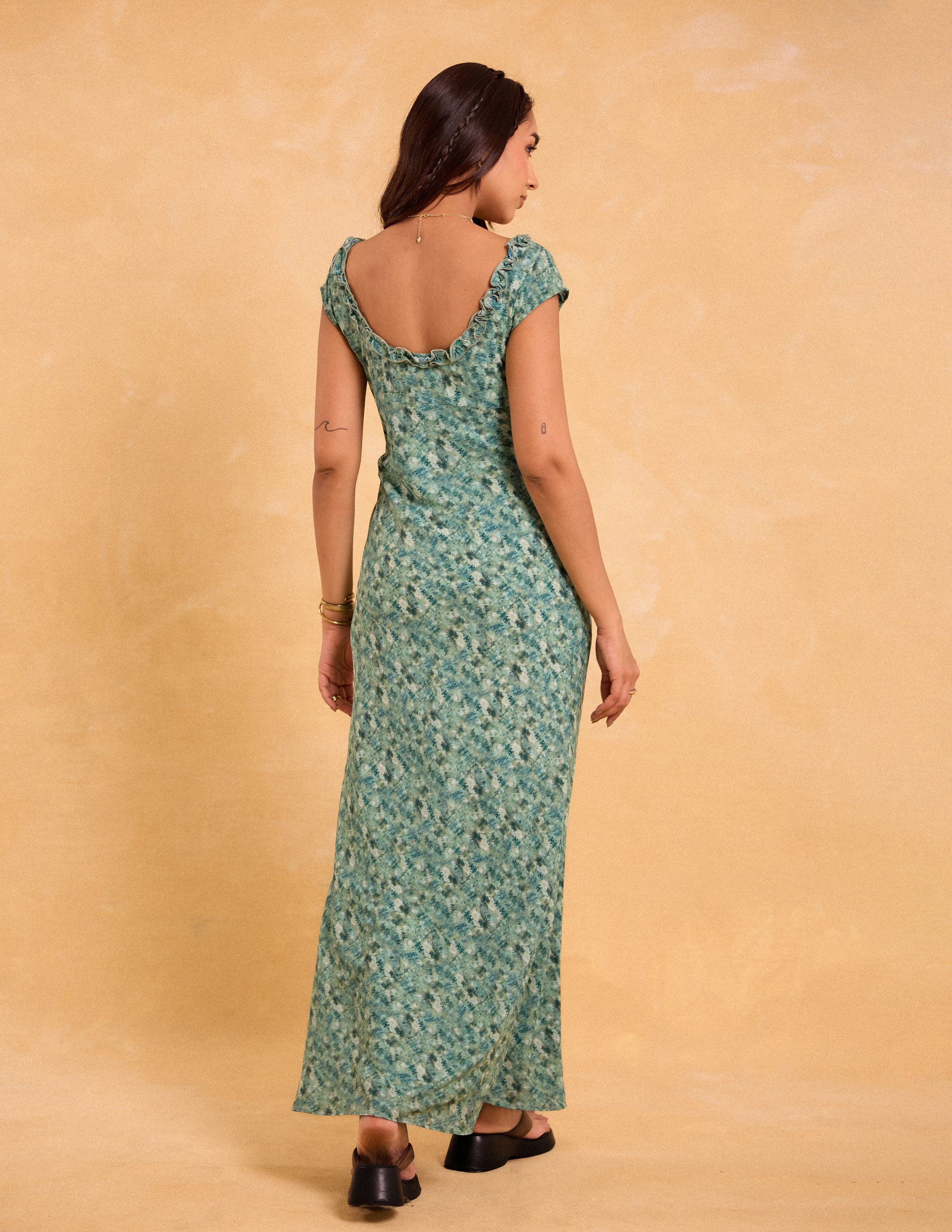 Printed Maxi Dress - Image 4