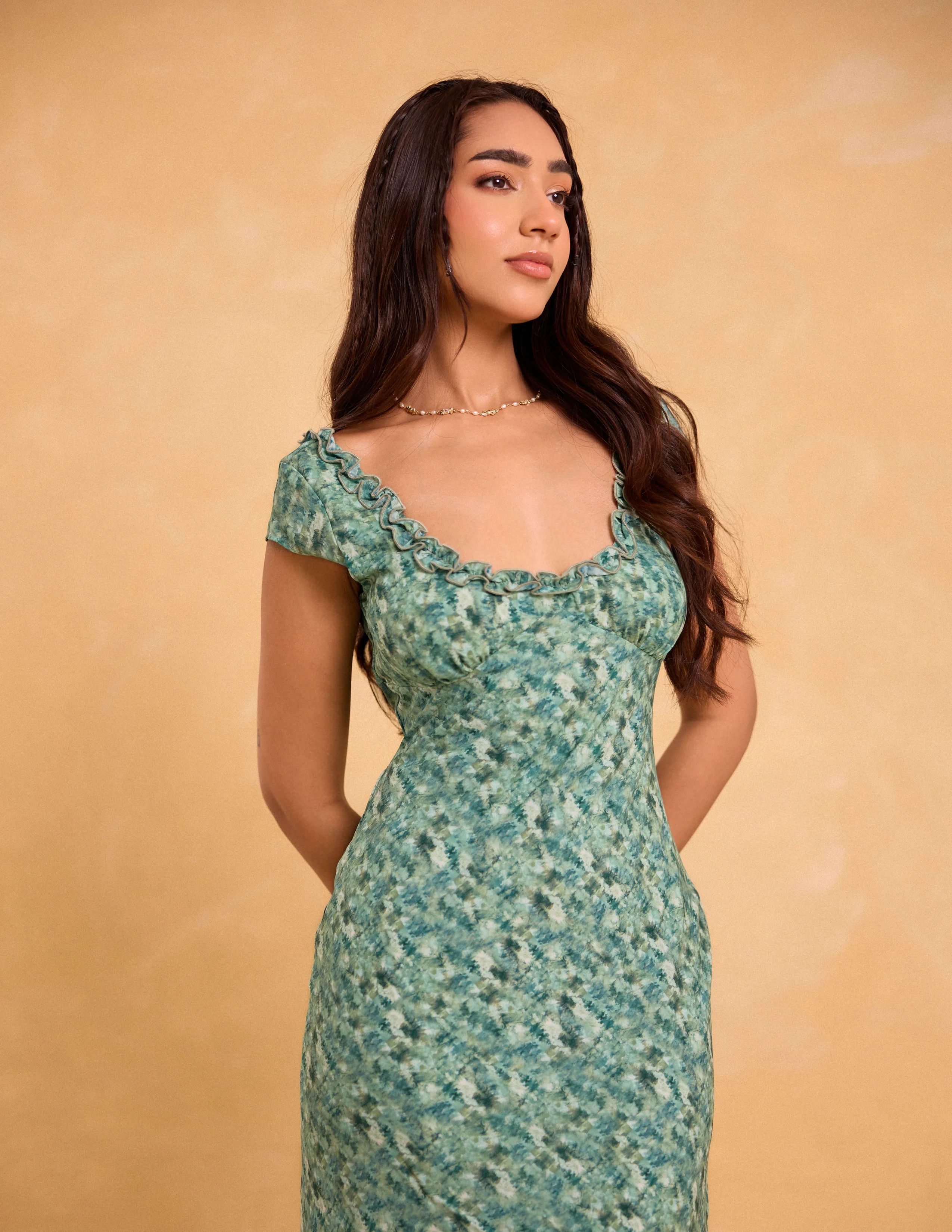 Printed Maxi Dress - Image 5