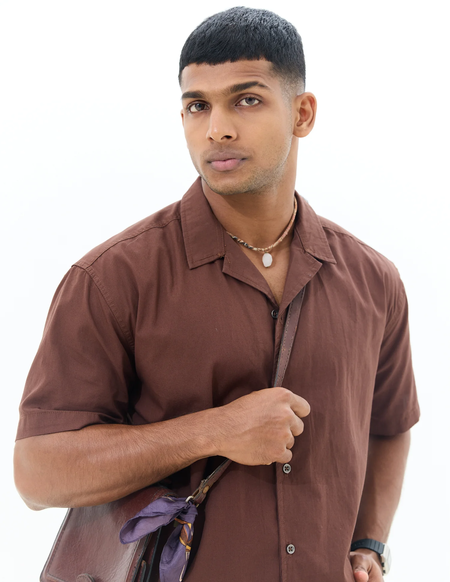 Regular fit camp collar shirt - Image 2