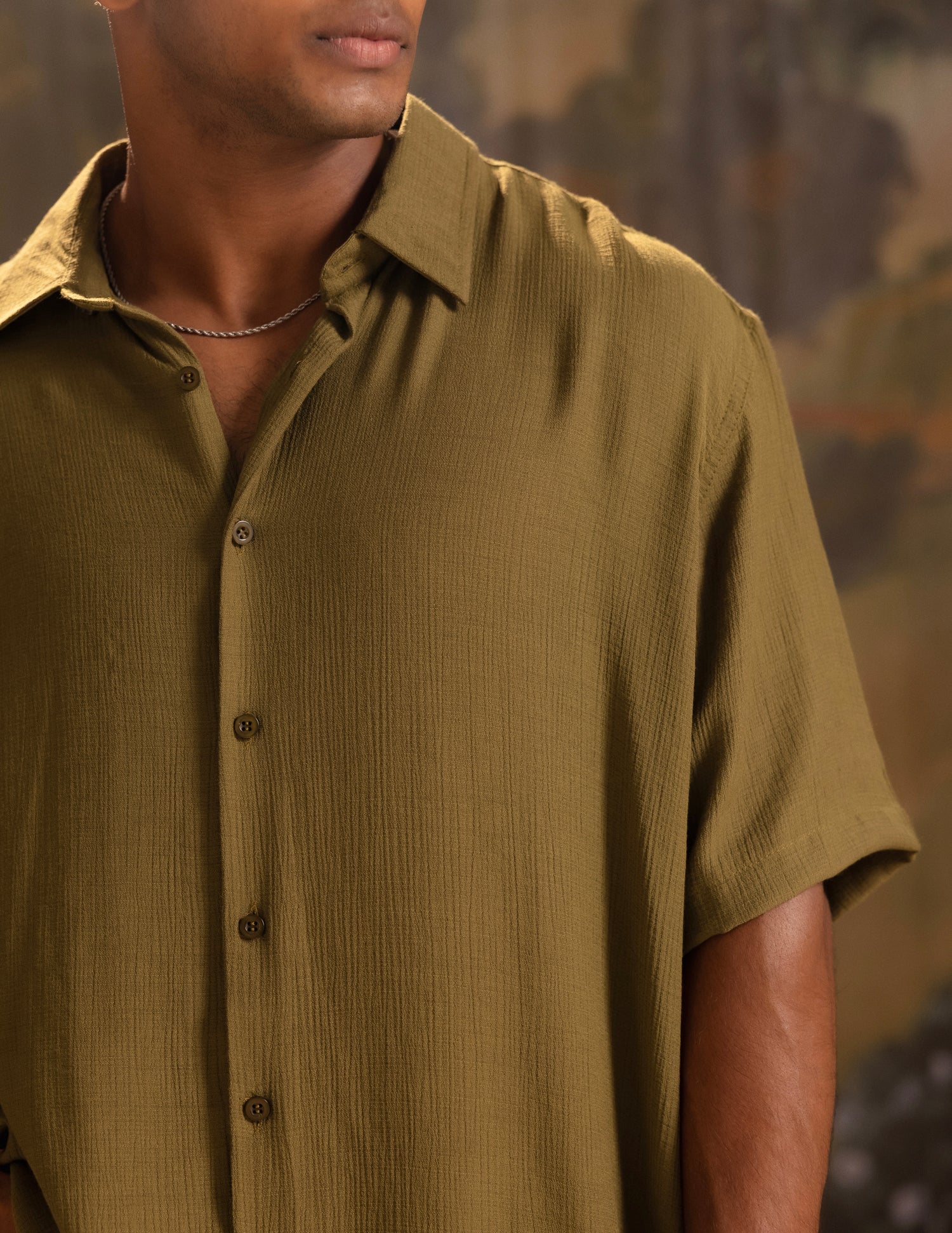 Regular collar short sleeve shirt - Image 2