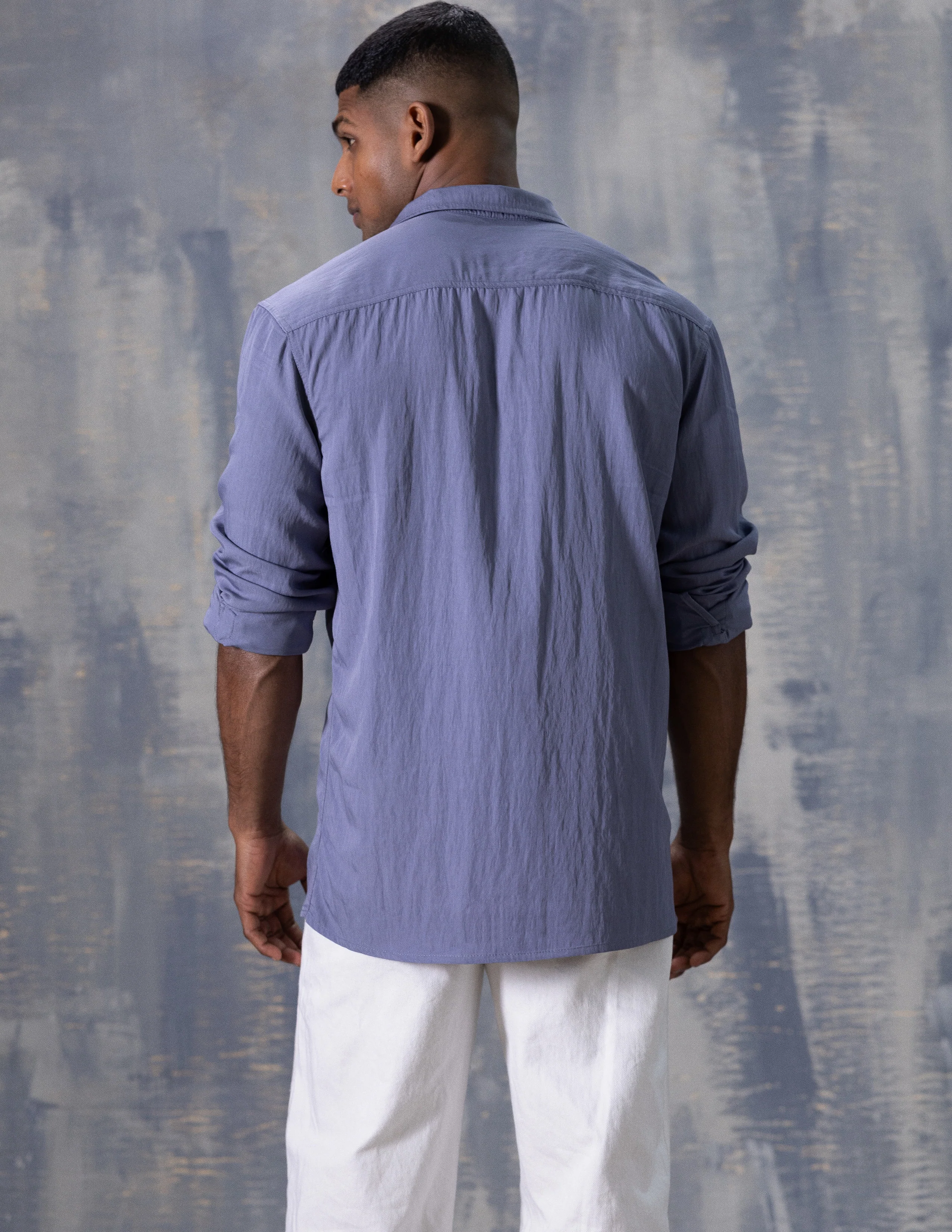 Regular fit camp collar shirt - Image 4