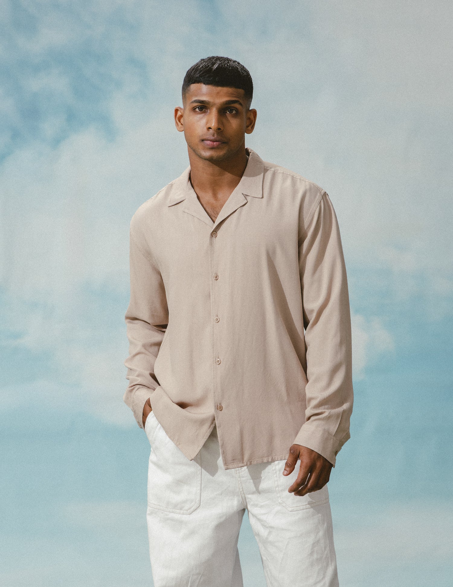 Regular fit camp collar shirt - Image 2