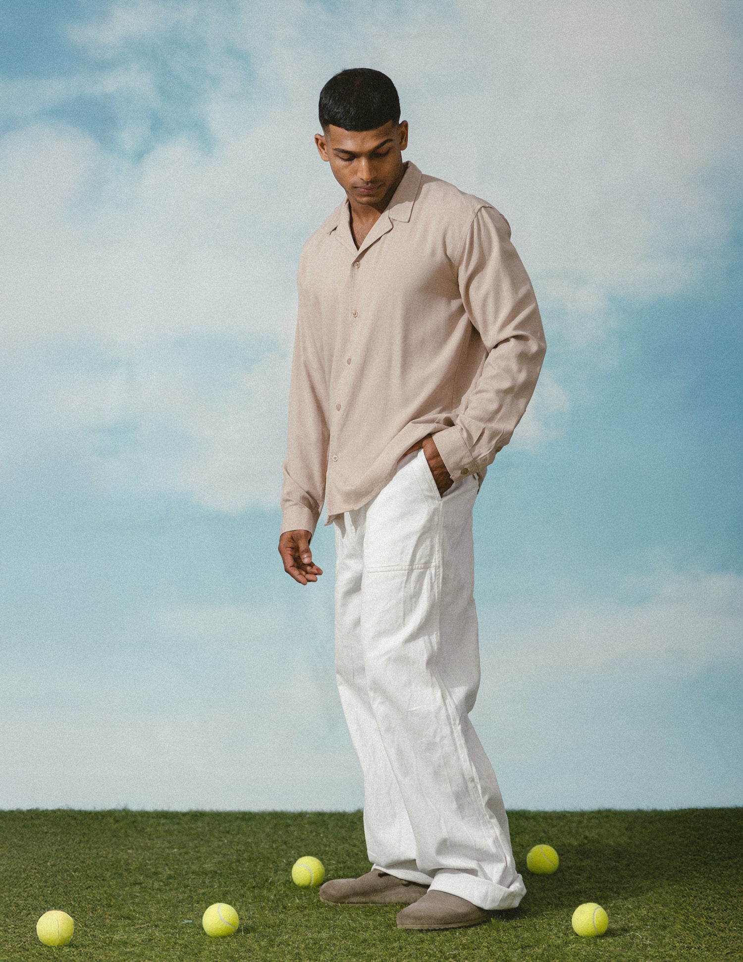 Regular fit camp collar shirt - Image 4