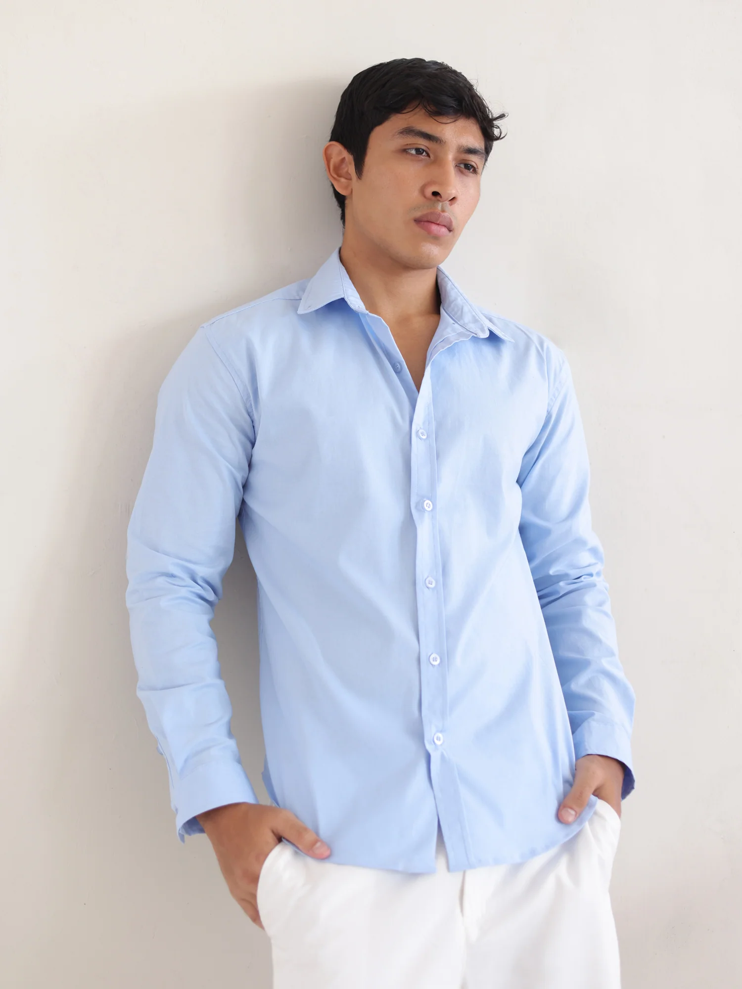 Regular fit L/S regular collar shirt - Image 4