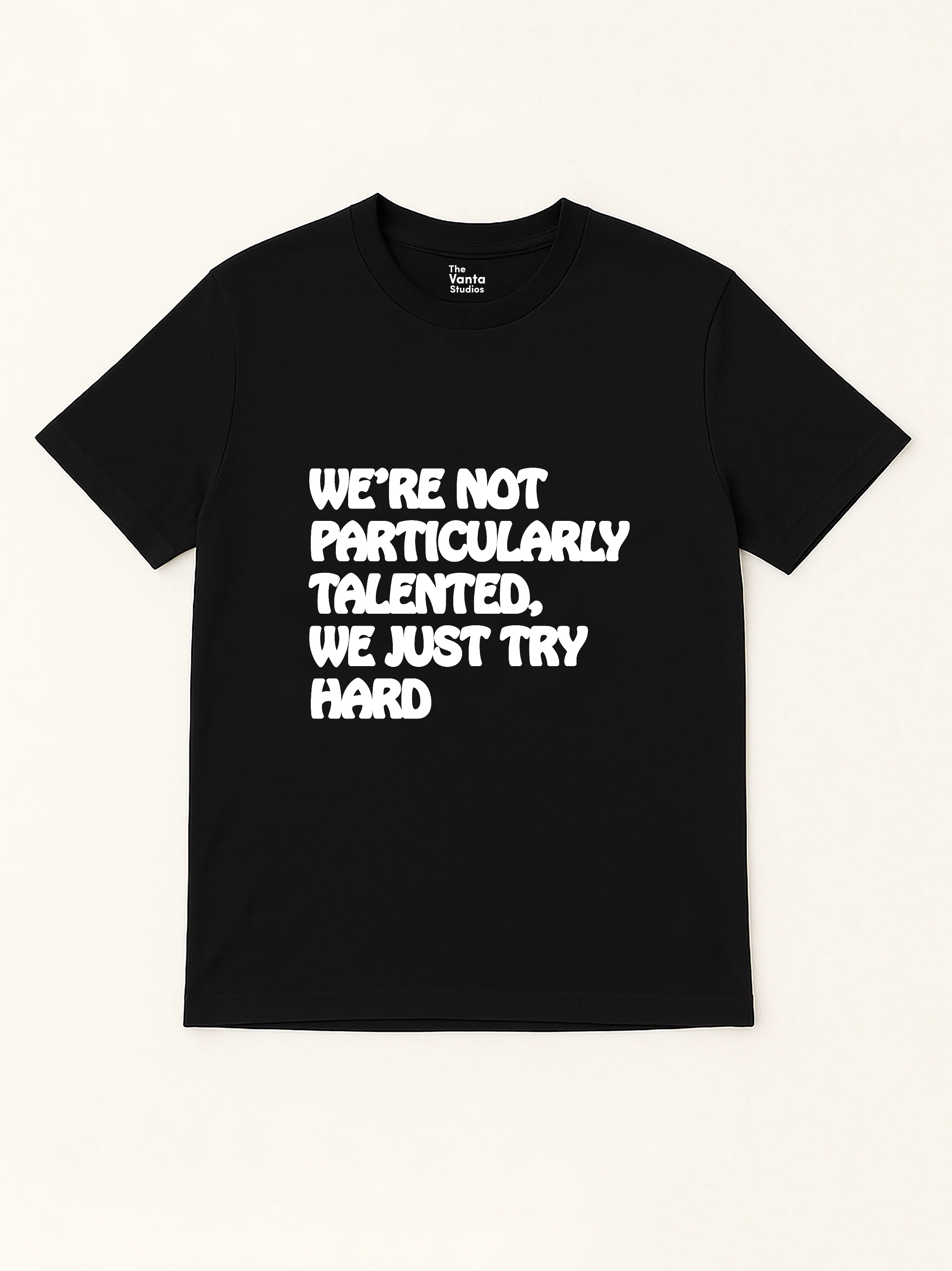 Slogan print t shirt