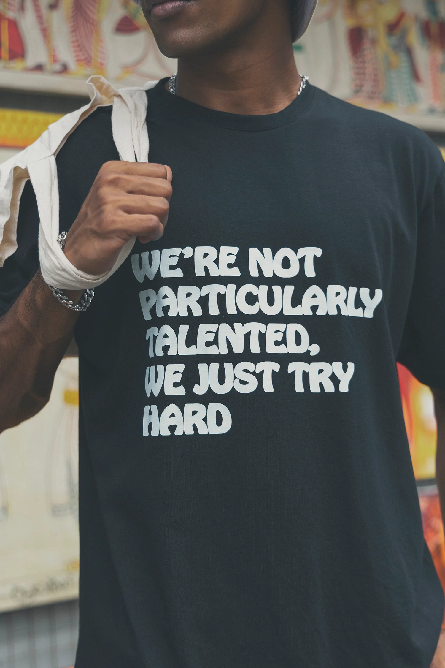 Slogan print t shirt - Image 3