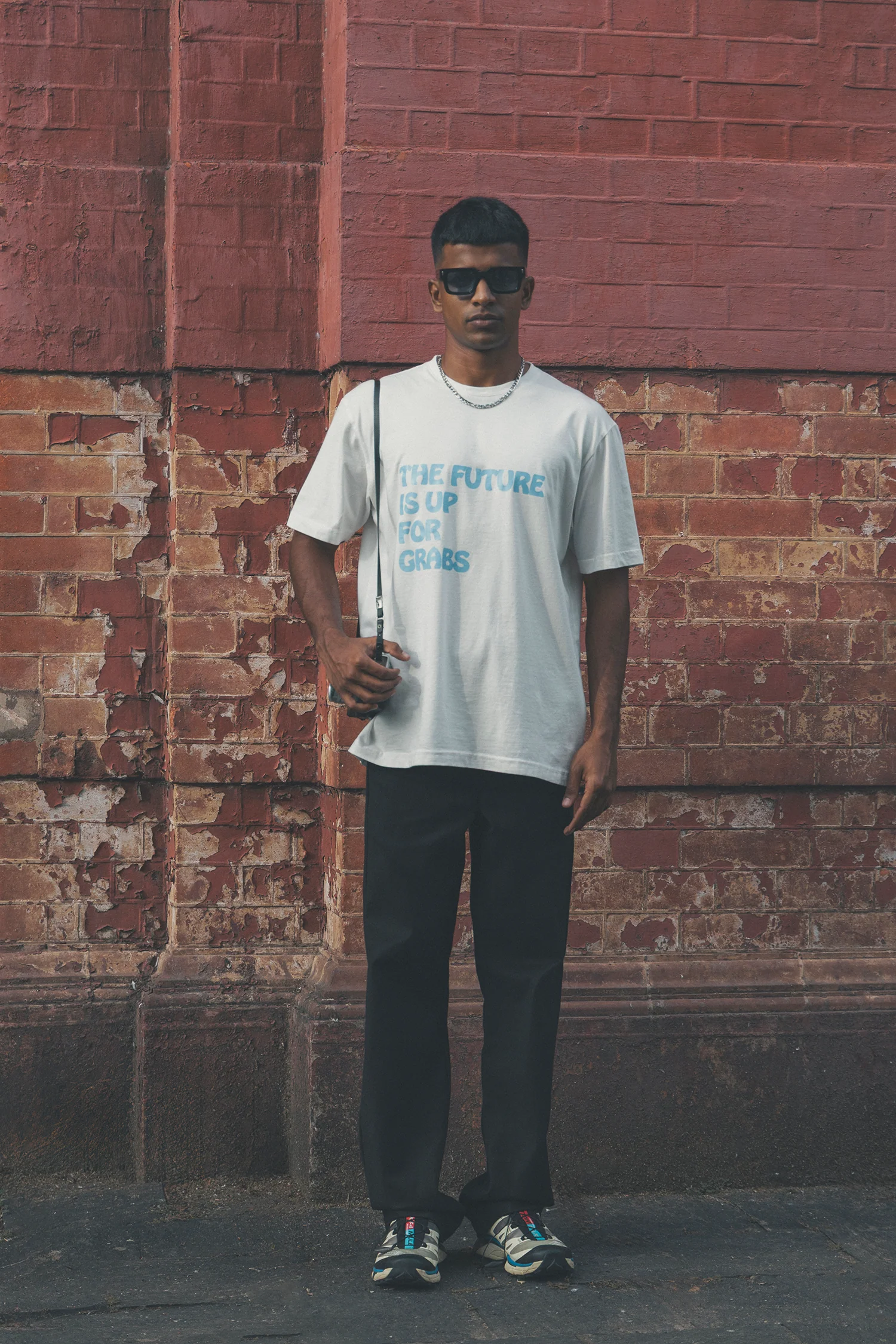 Slogan print t shirt - Image 2