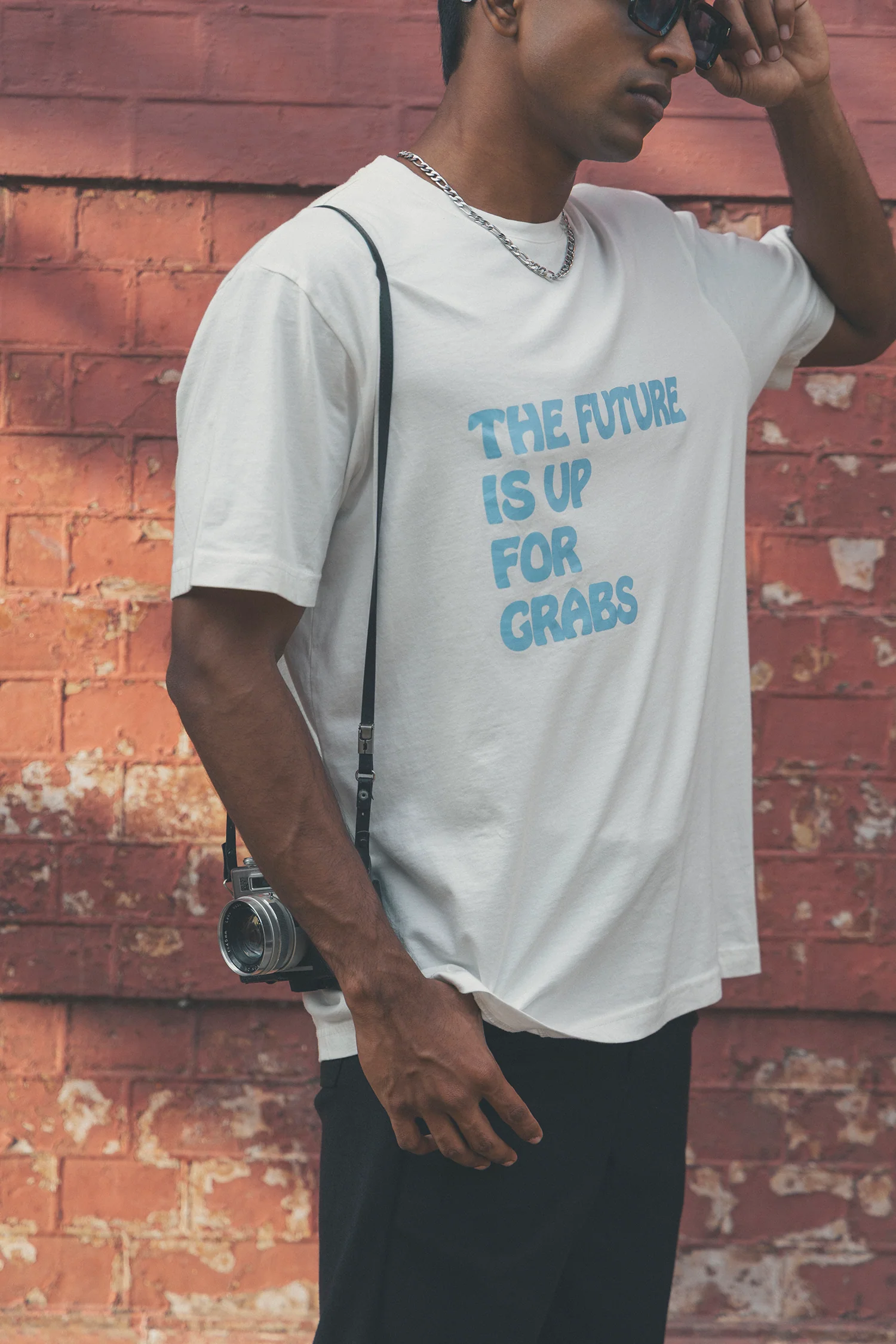 Slogan print t shirt - Image 3