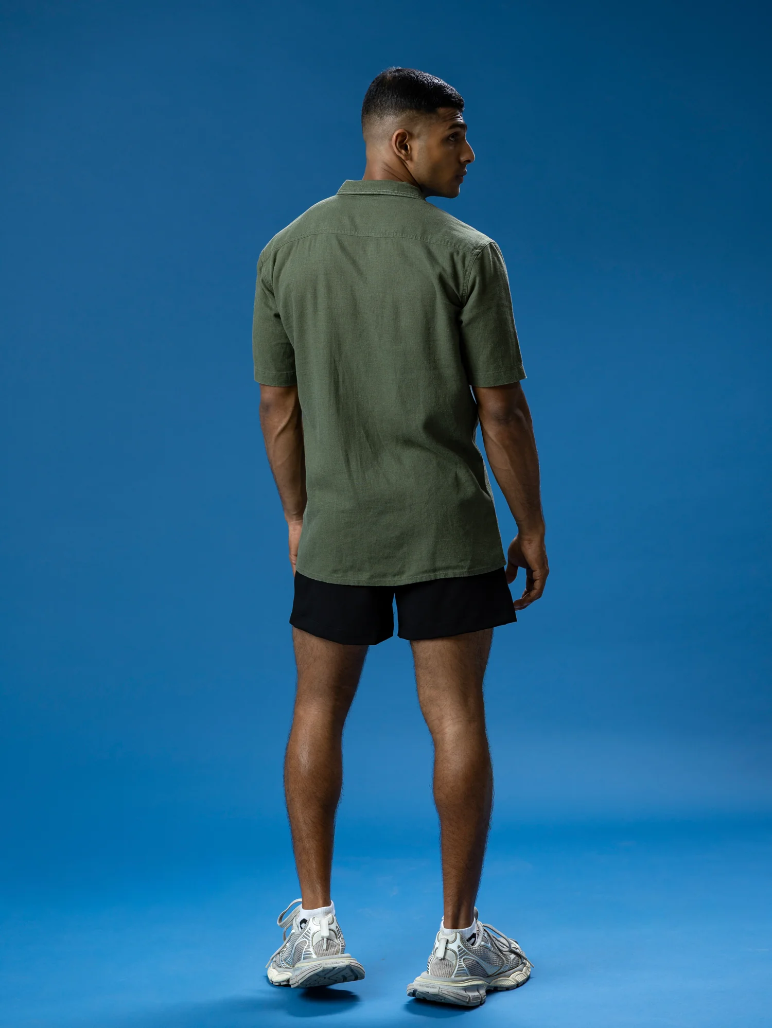Regular fit stitch line detailed shirt - Image 3