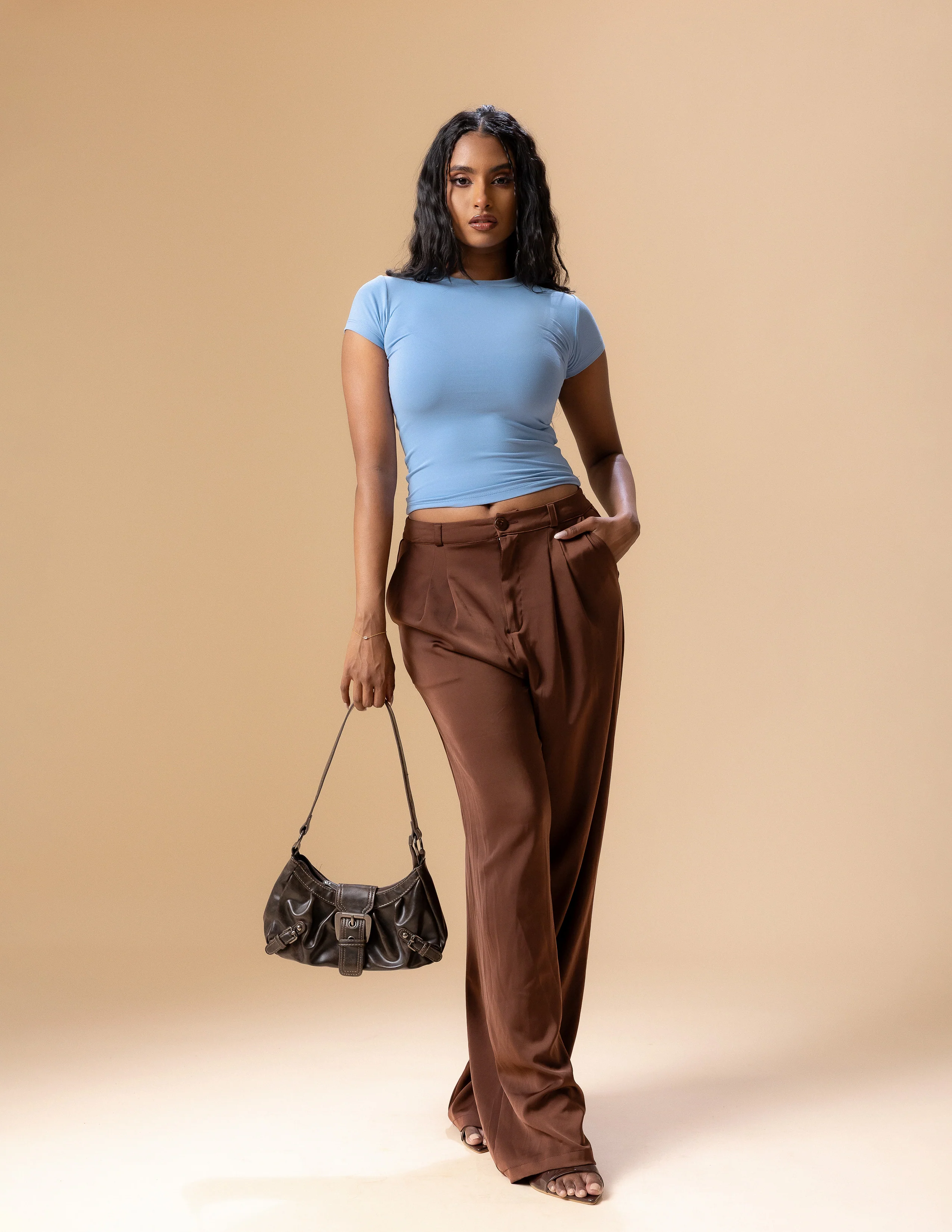 Rue High Neck Fitted Top - Image 4
