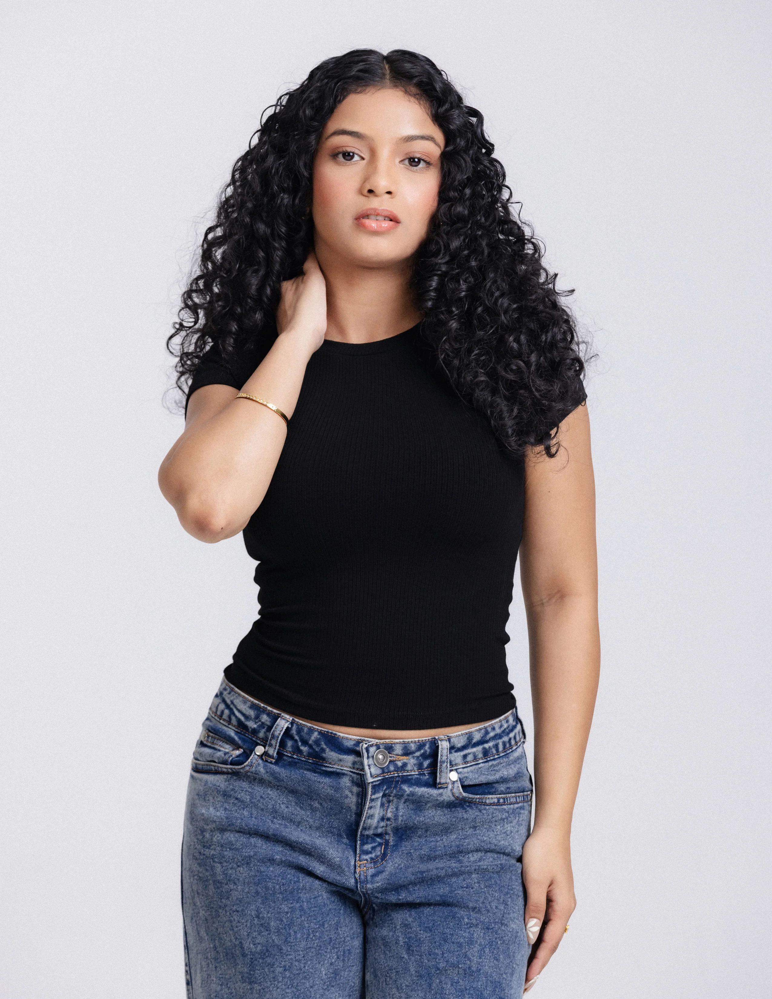 Rue High Neck Fitted Top - Image 4