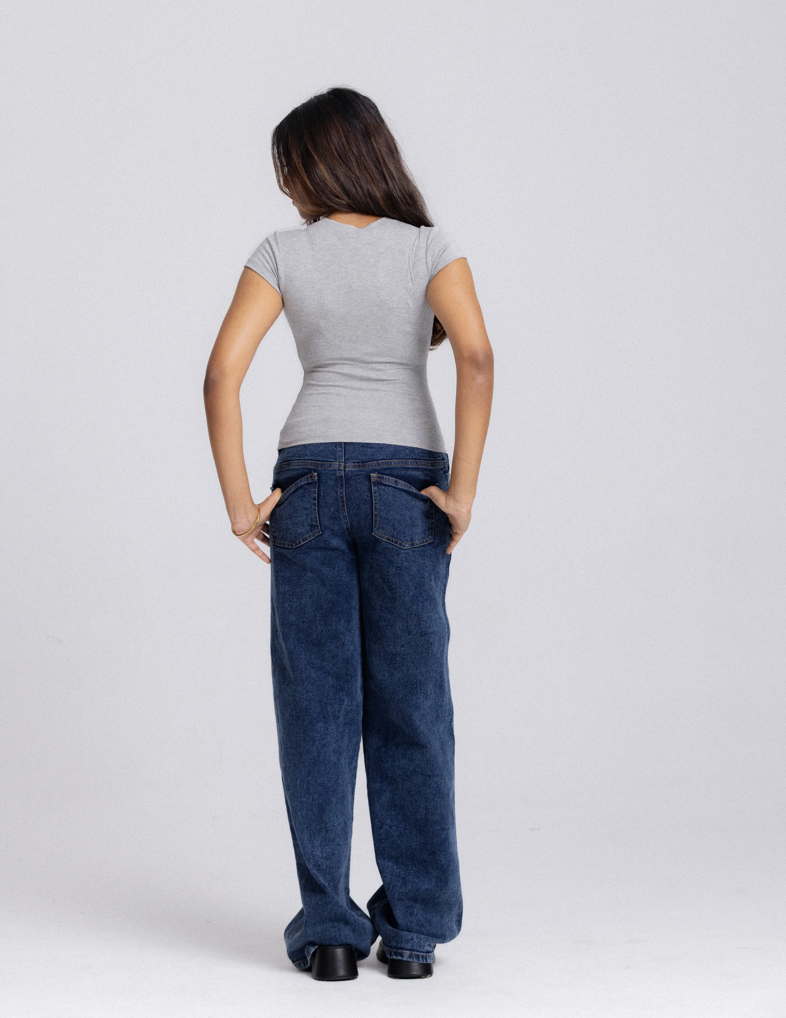 Rue High Neck Fitted Top - Image 3