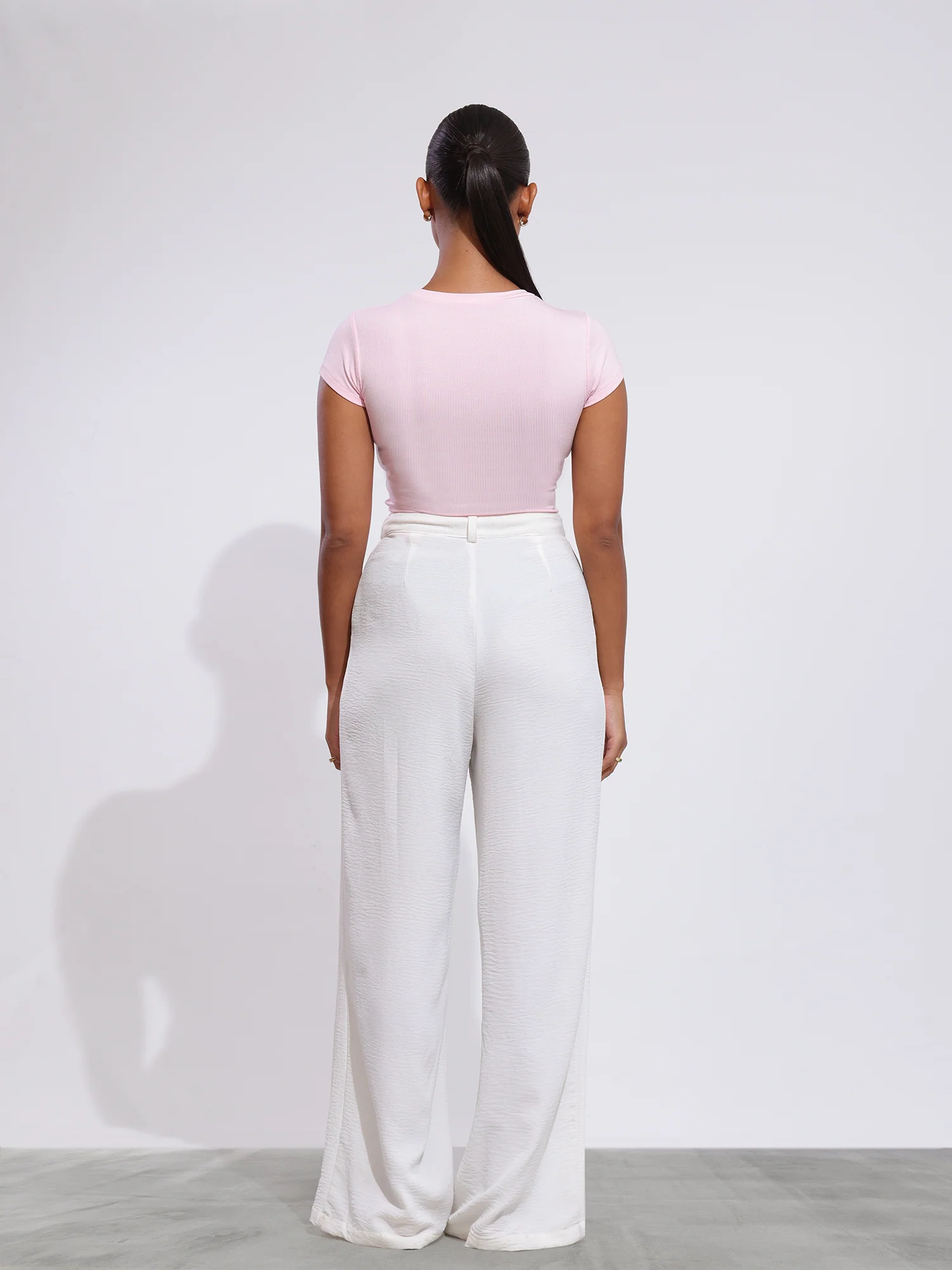 Rue High Neck Fitted Top - Image 3
