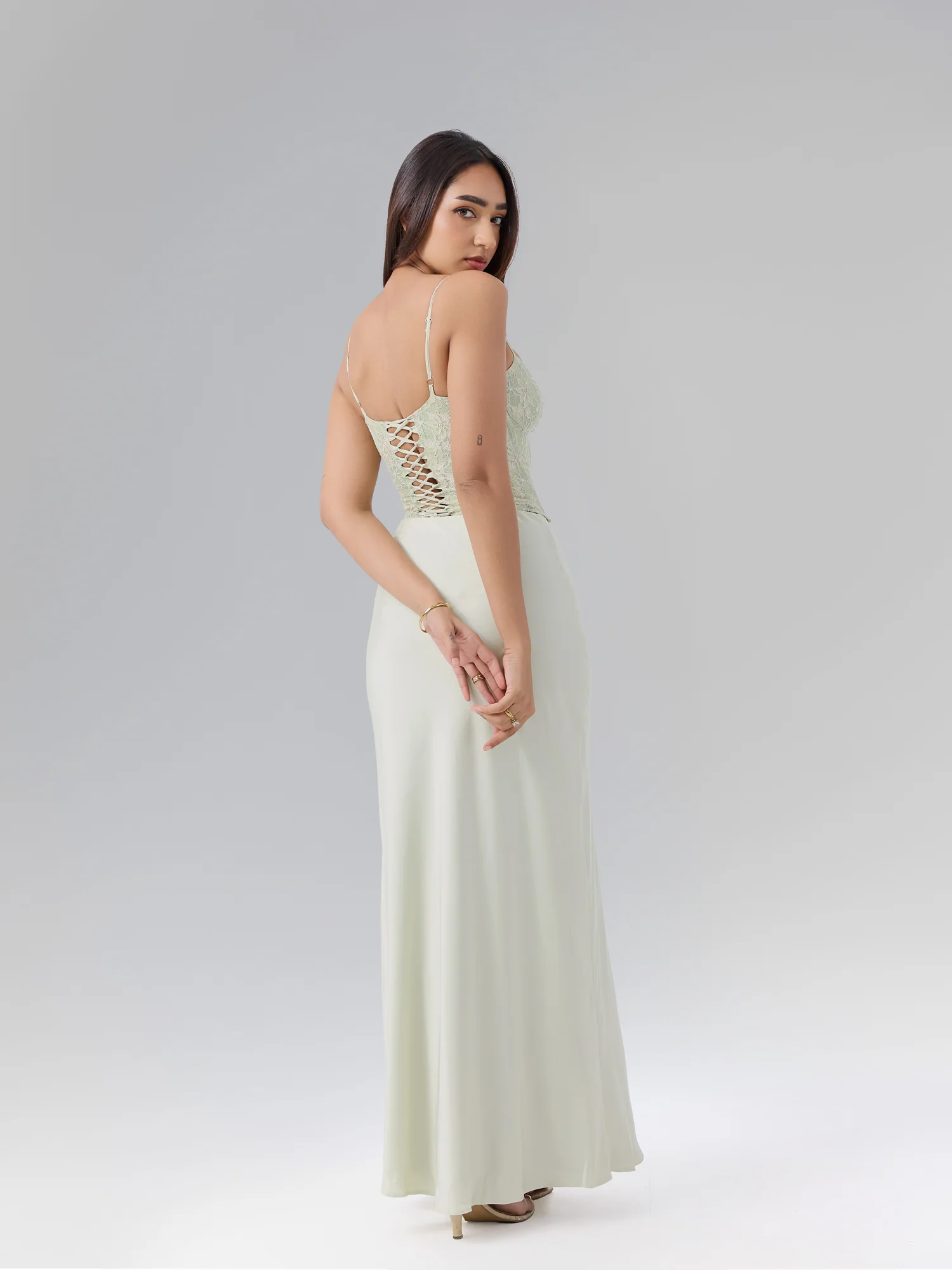 Satin Bias Skirt - Image 2