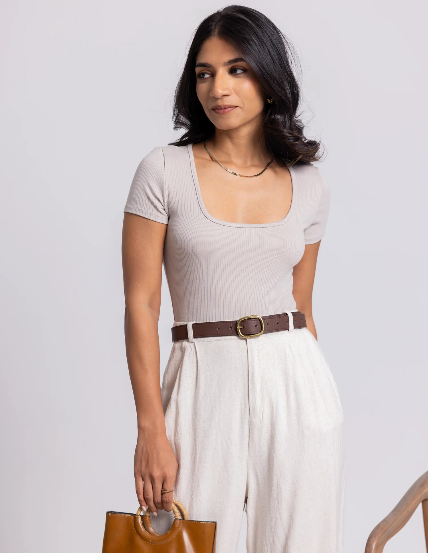 Scoop Neck Body Suit - Image 2