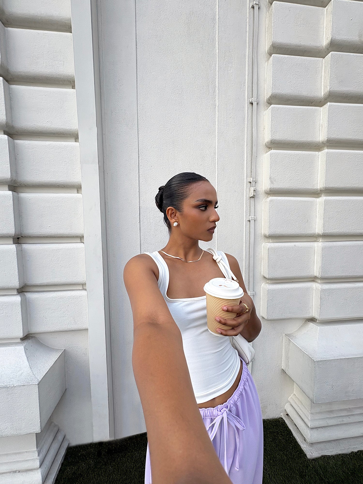 Scoop Neck Detailed Fitted Top - Image 3