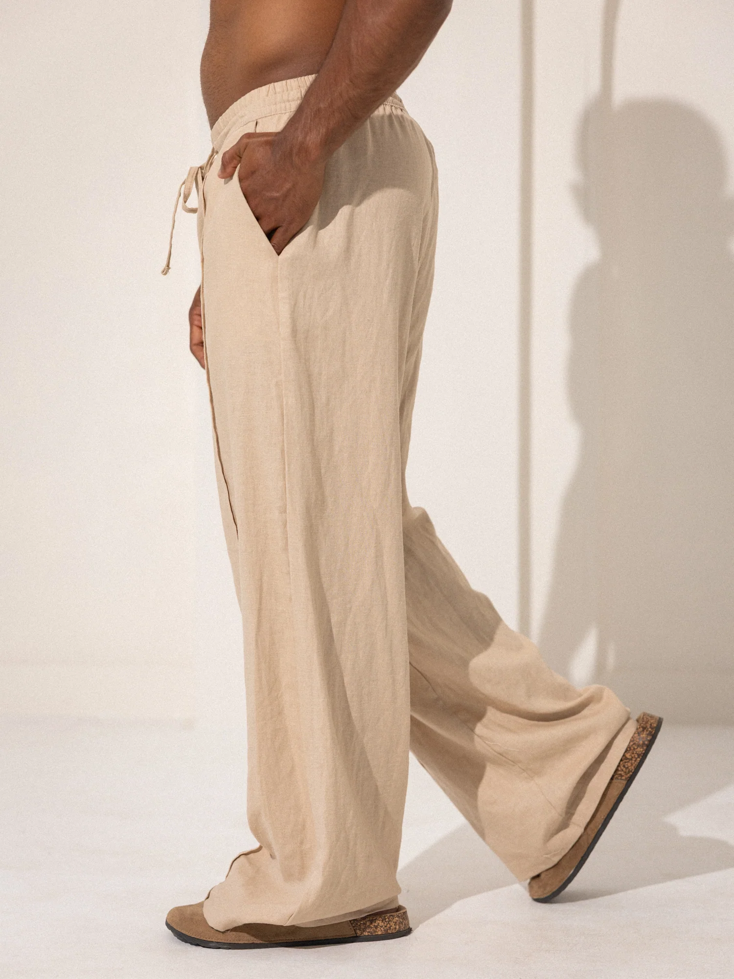 Seam detail drawstring pant - Image 4