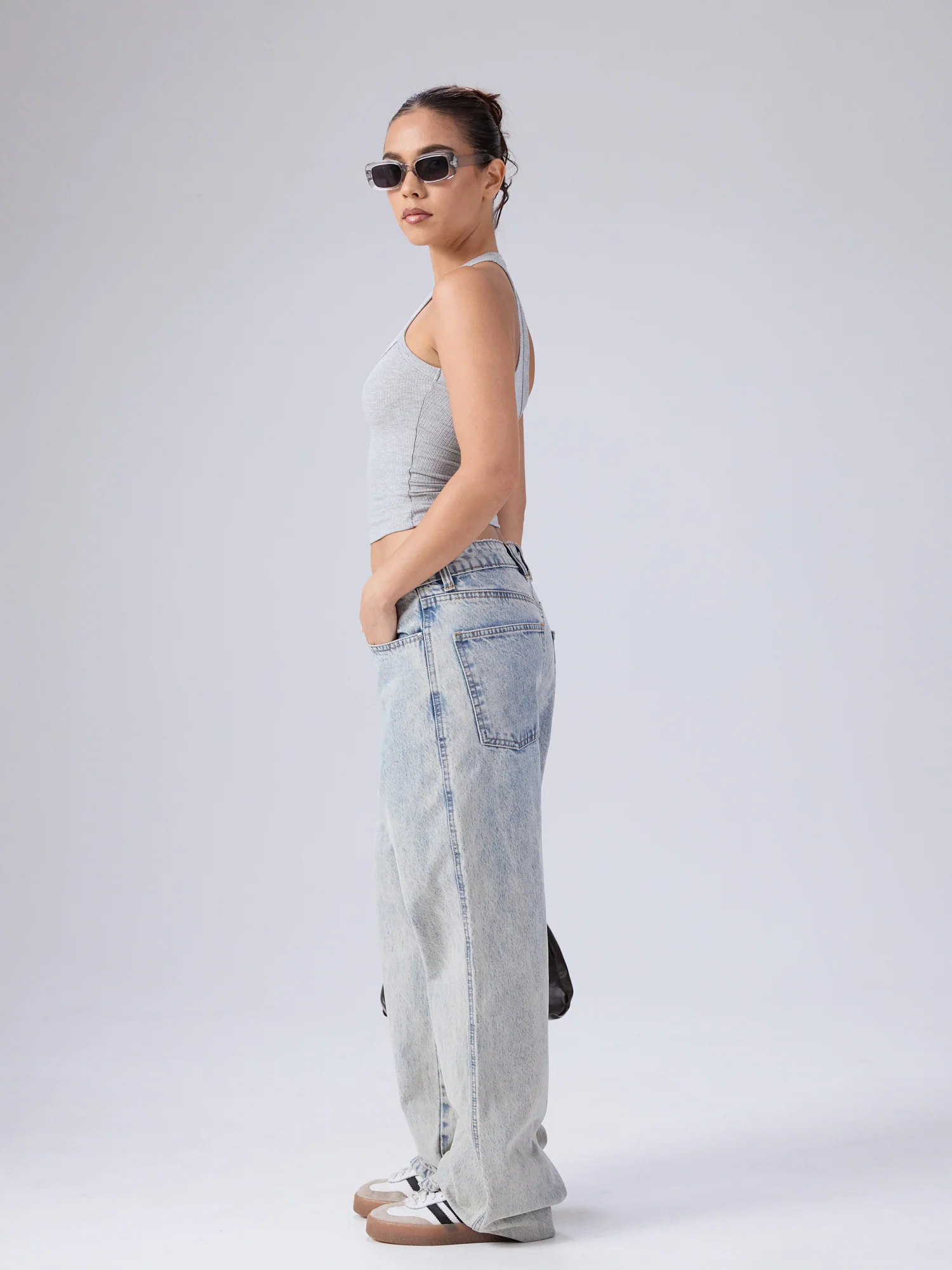 Shae Halter Neck Sleeveless Fitted Top - Image 4