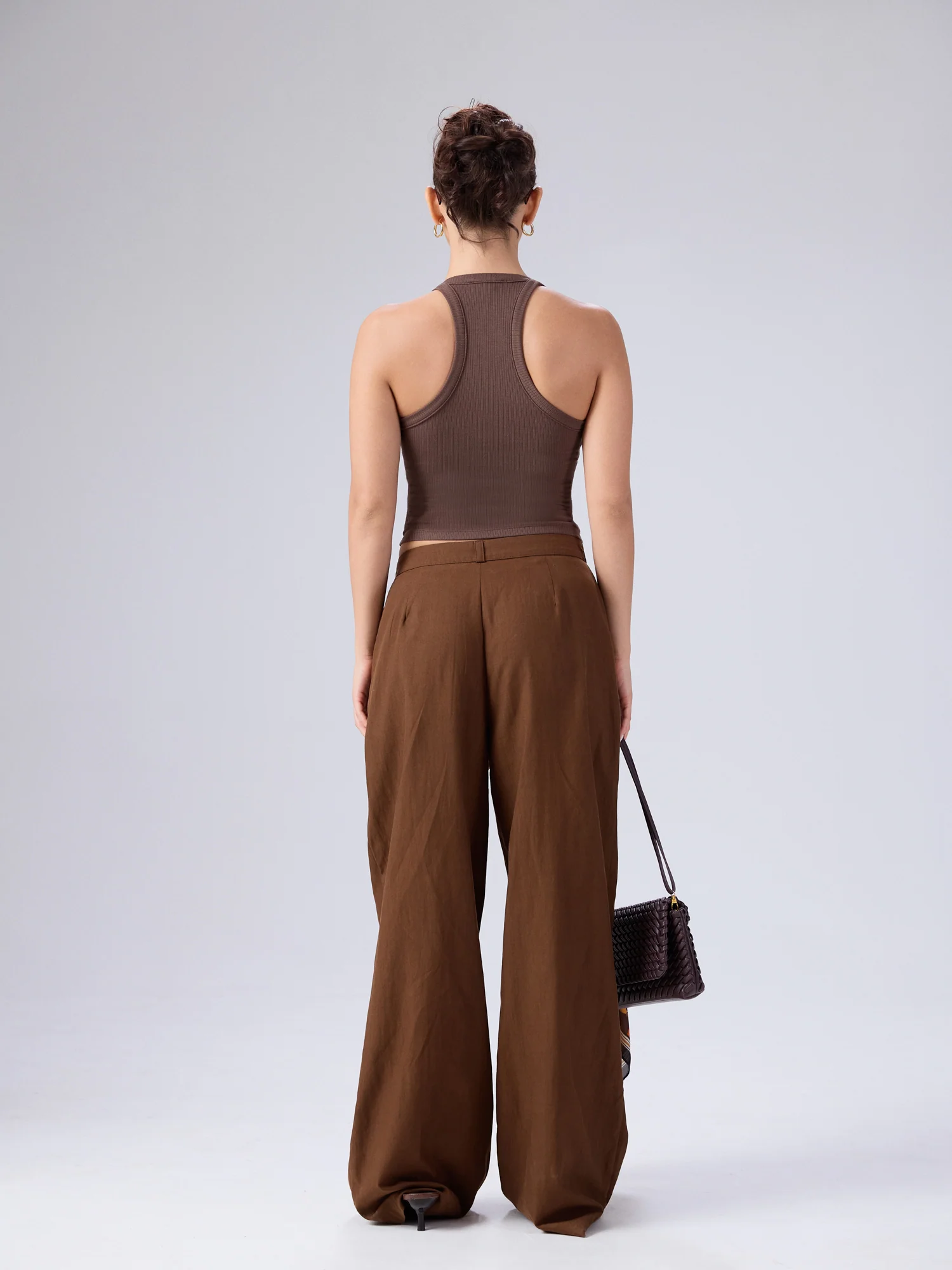 Shae Halter Neck Sleeveless Fitted Top - Image 4