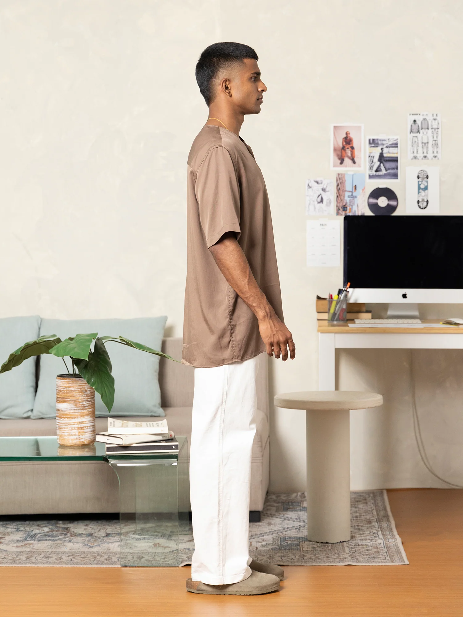 Short sleeve baseball collar shirt - Image 6