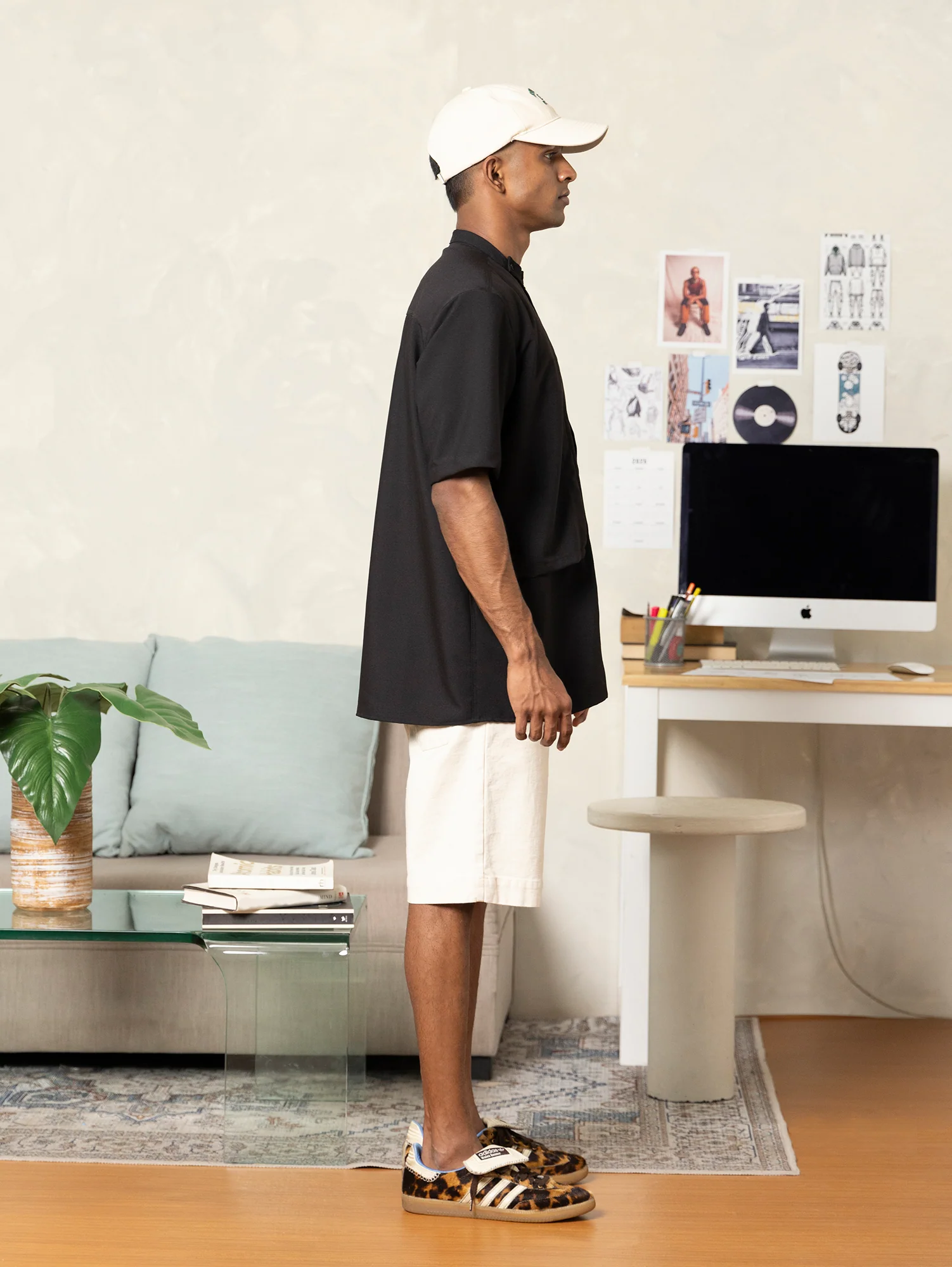 Short sleeve double chest flap shirt - Image 4