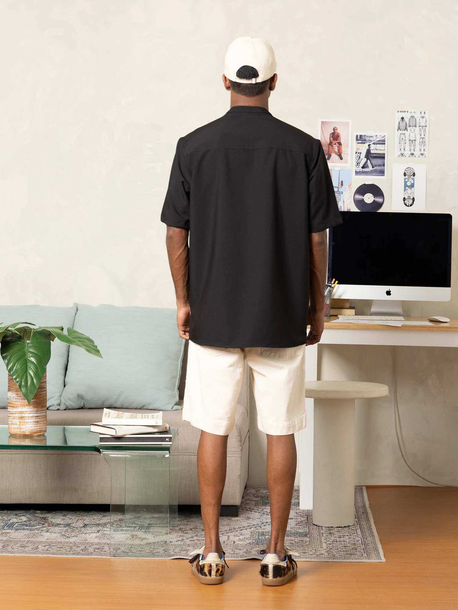 Short sleeve double chest flap shirt - Image 5