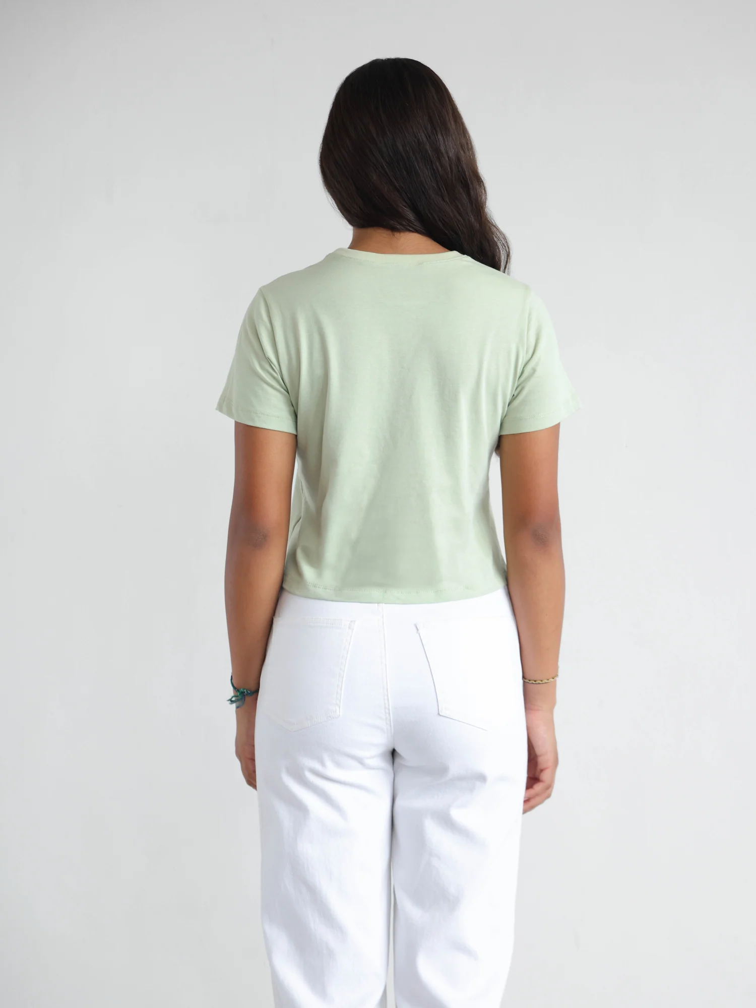Short Sleeved Crop T Shirt - Image 3