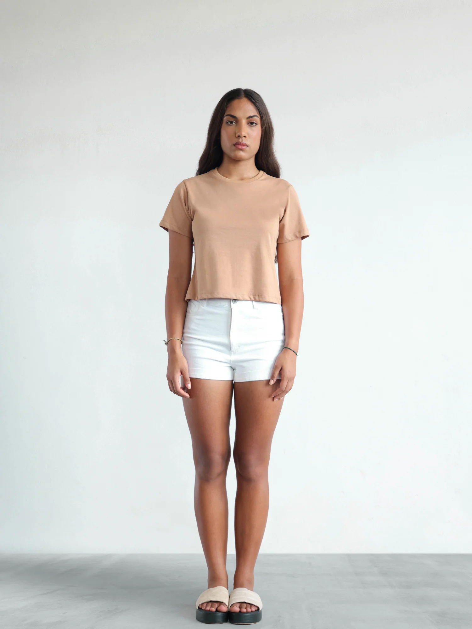 Short Sleeved Crop T Shirt - Image 3