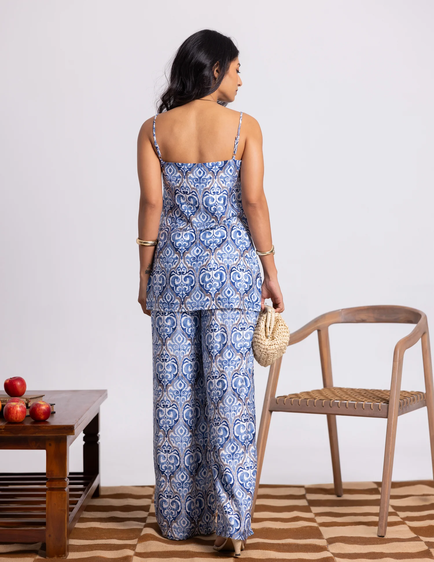 Side Slit Detailed Printed Top - Image 2