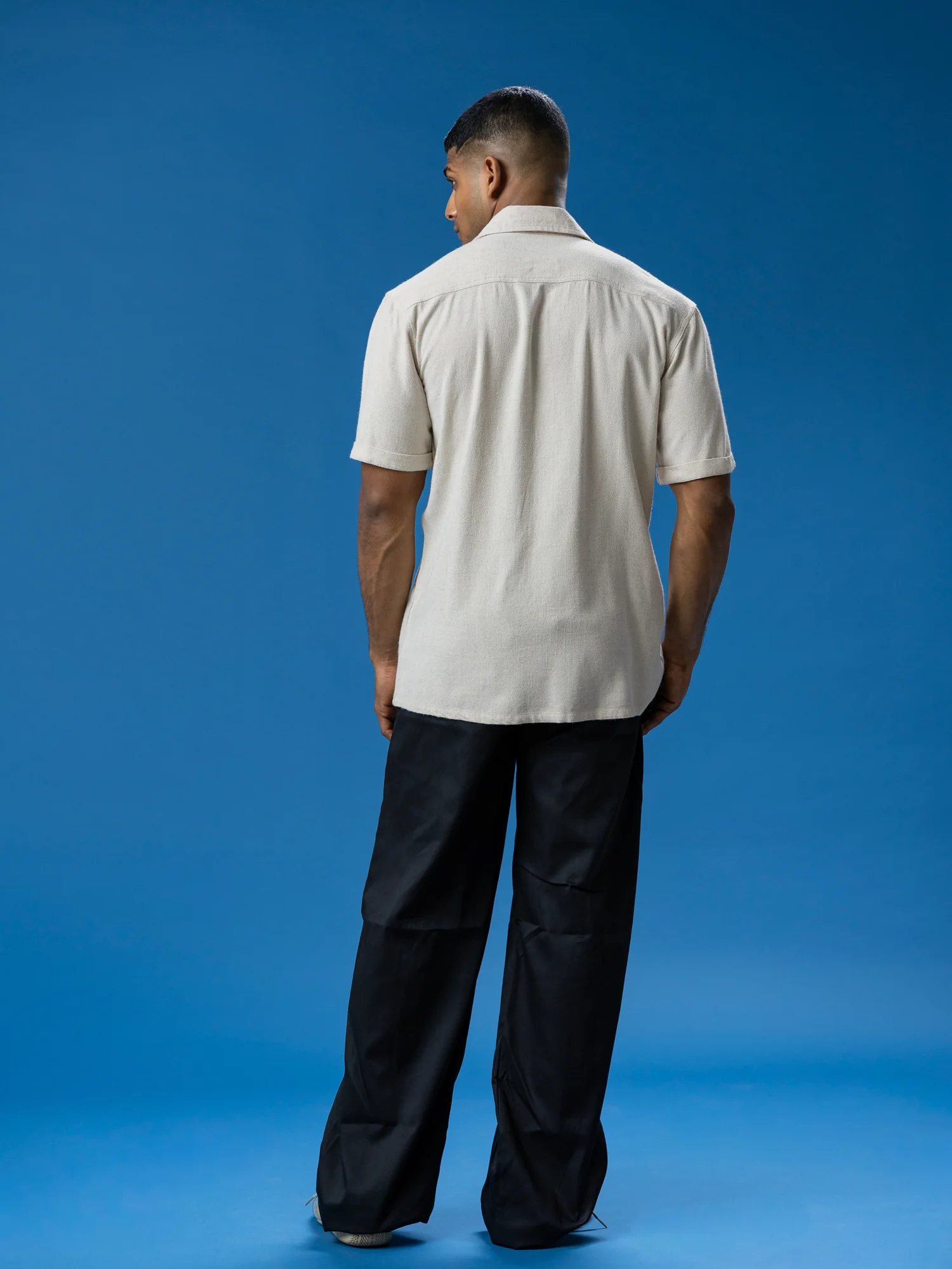 Sleeve fold detailed shirt - Image 3
