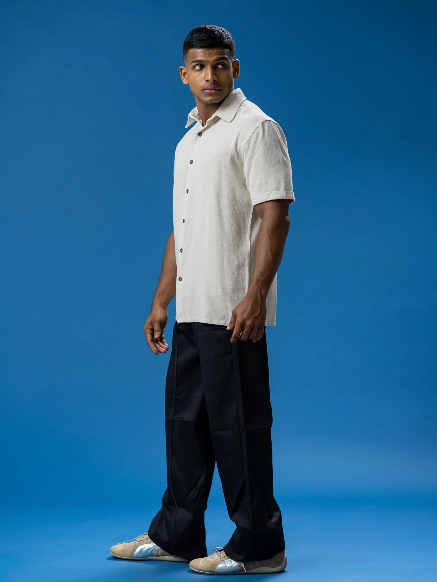 Sleeve fold detailed shirt - Image 4